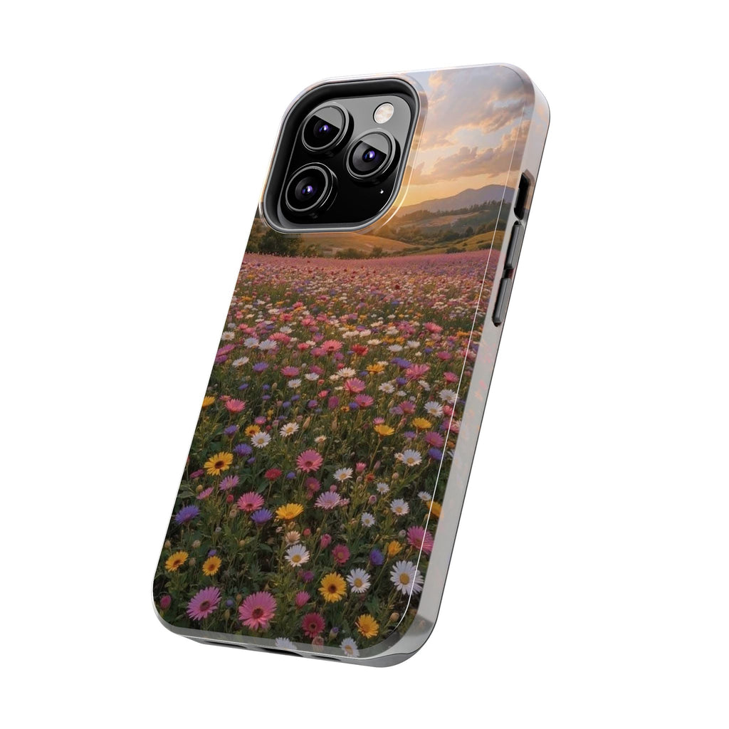 Flower themed phone case