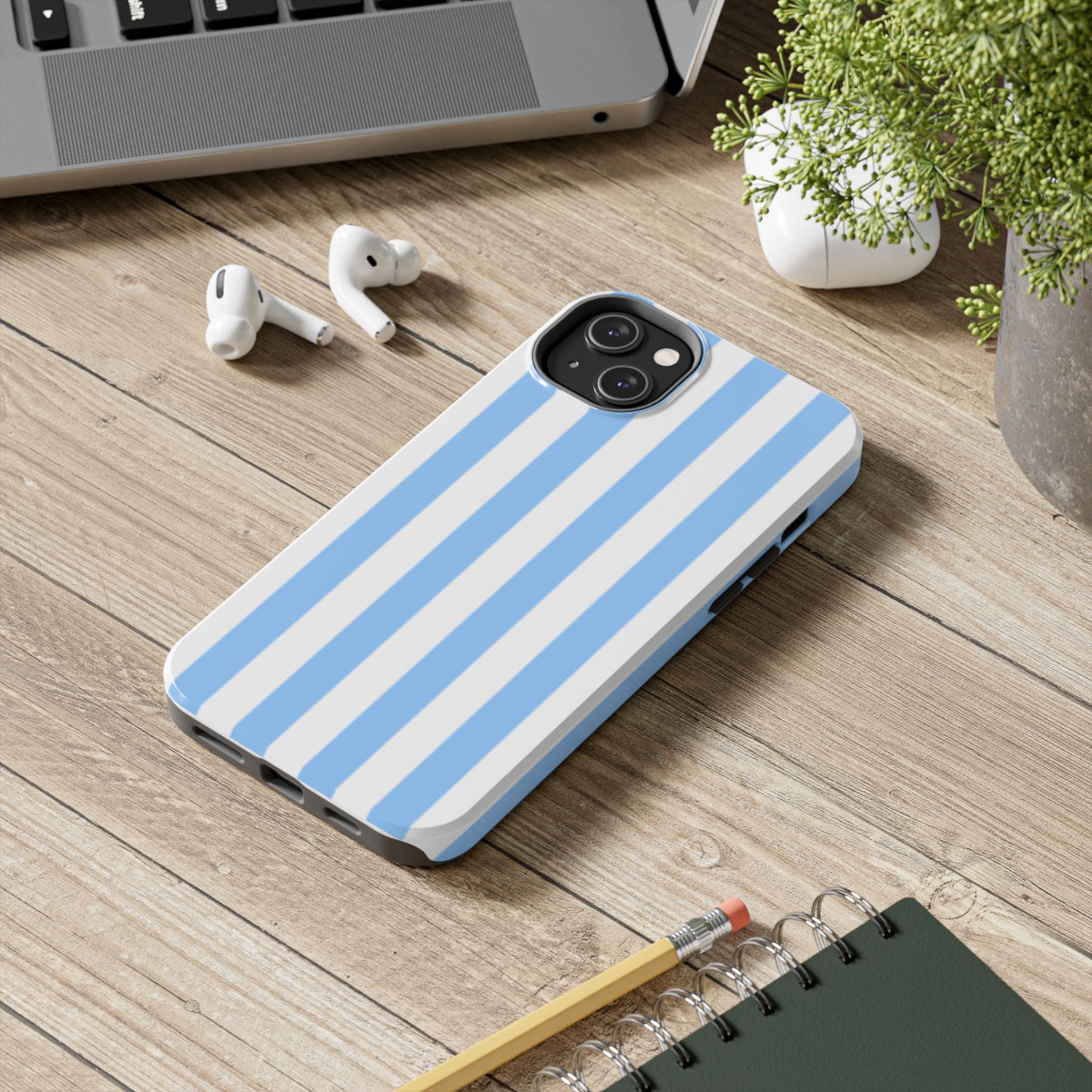 Summer Themed striped phone case