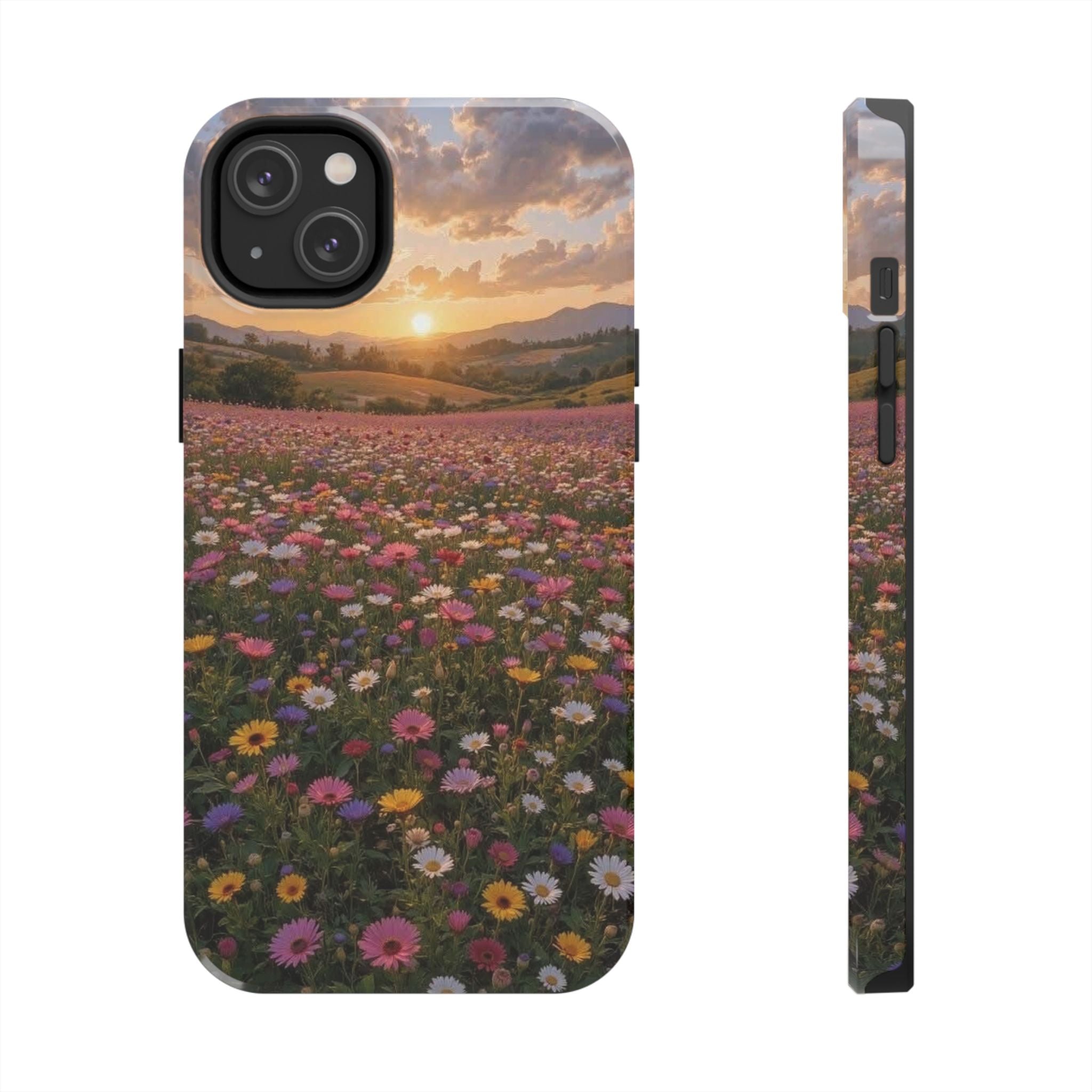 Flower themed phone case