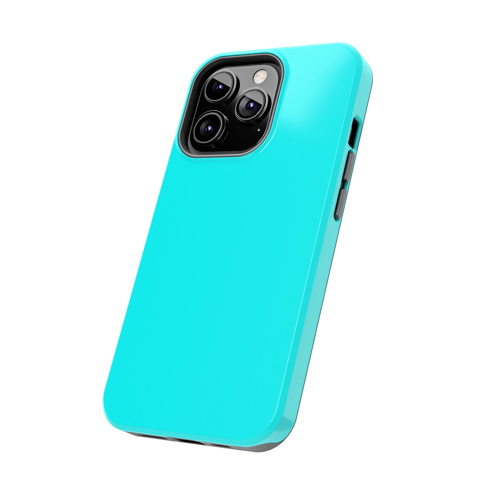 Cyan color phone case