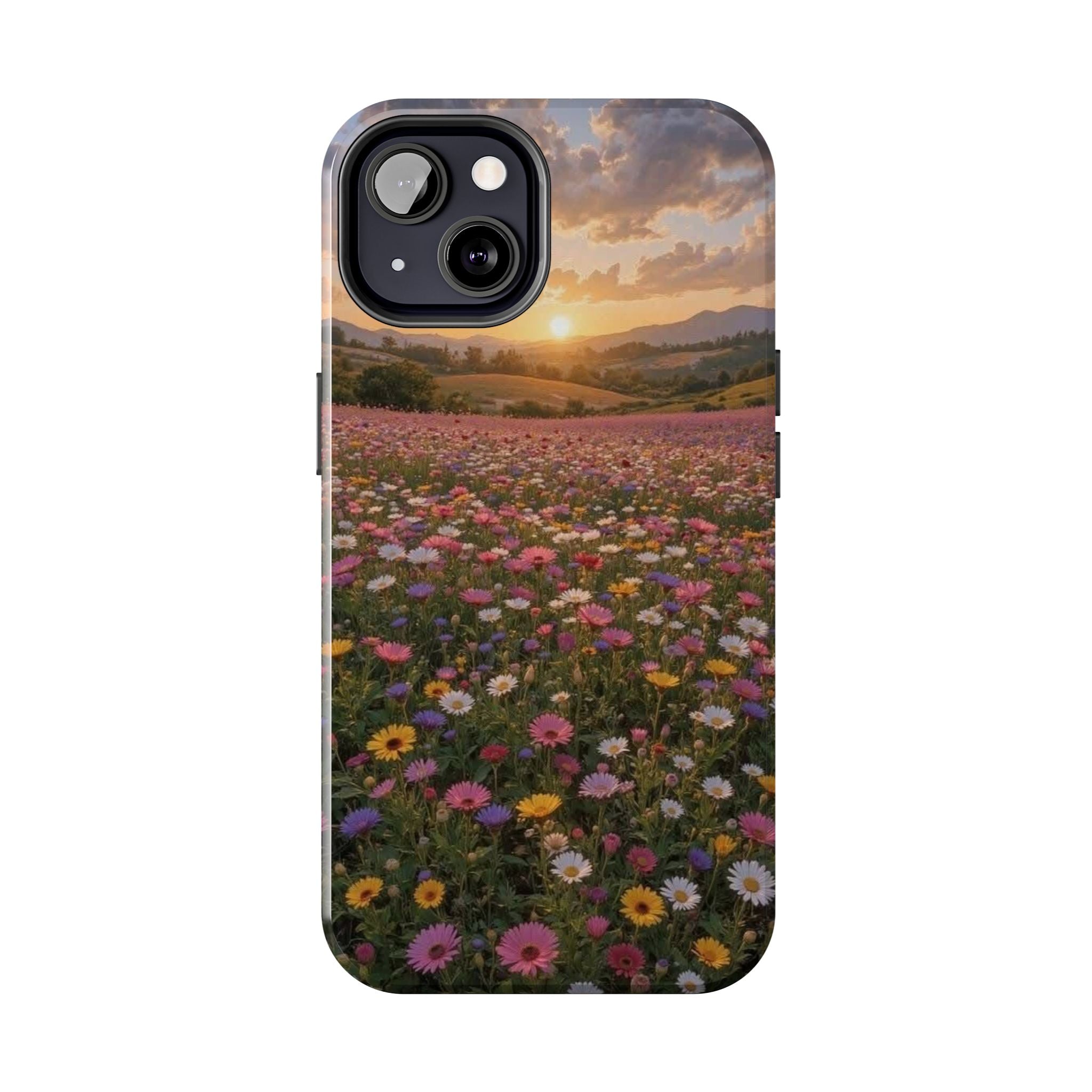 Flower themed phone case