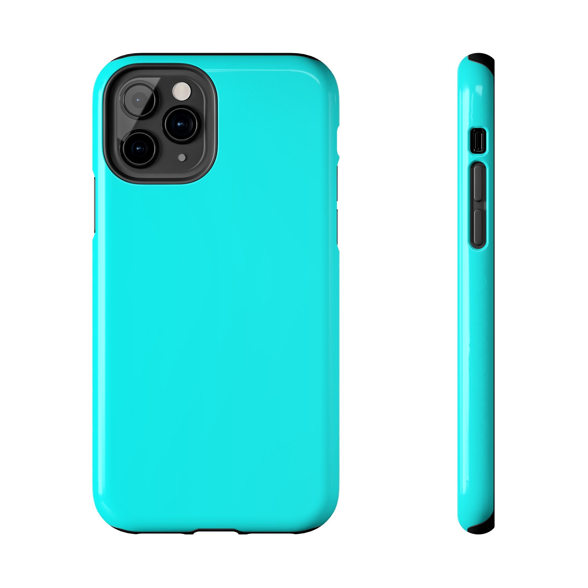 Cyan color phone case
