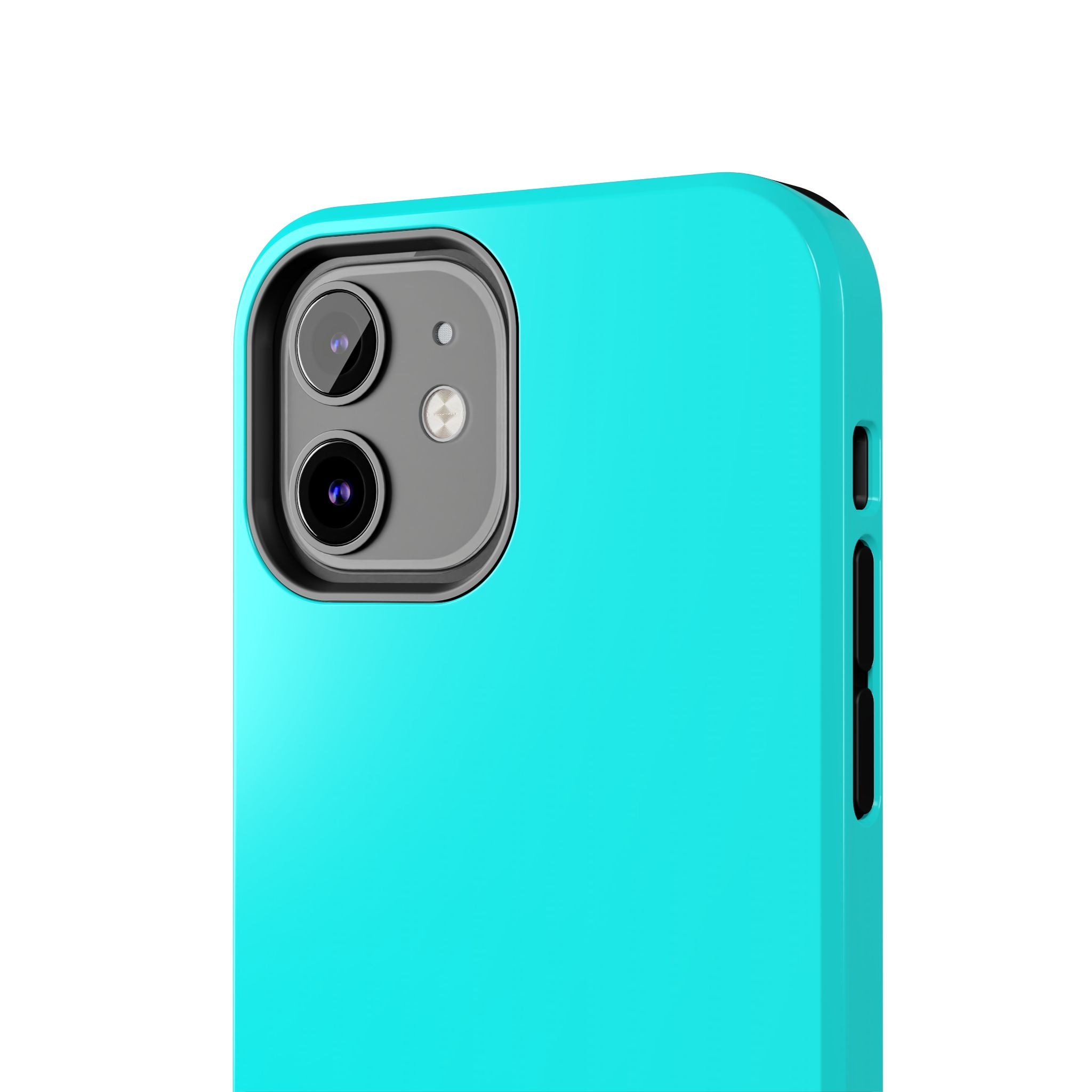 Cyan color phone case