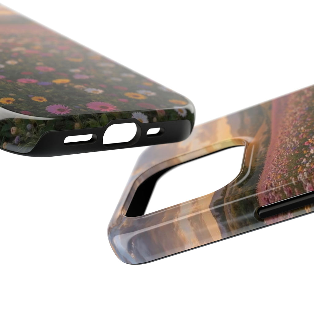 Flower themed phone case