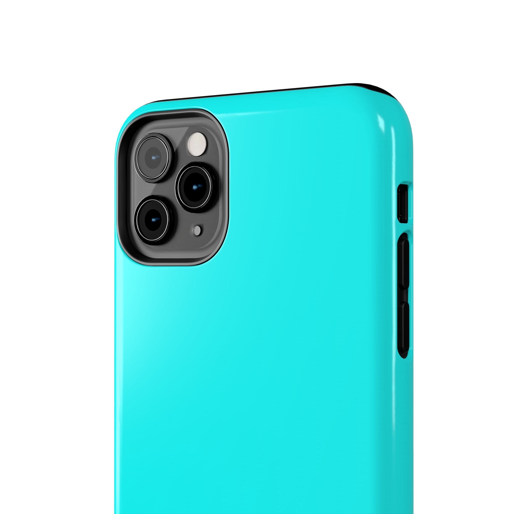 Cyan color phone case