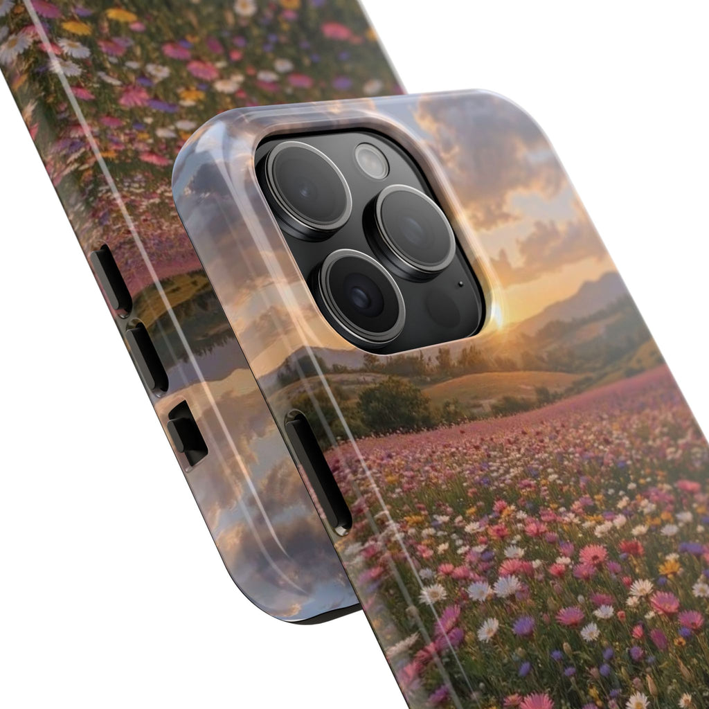 Flower themed phone case