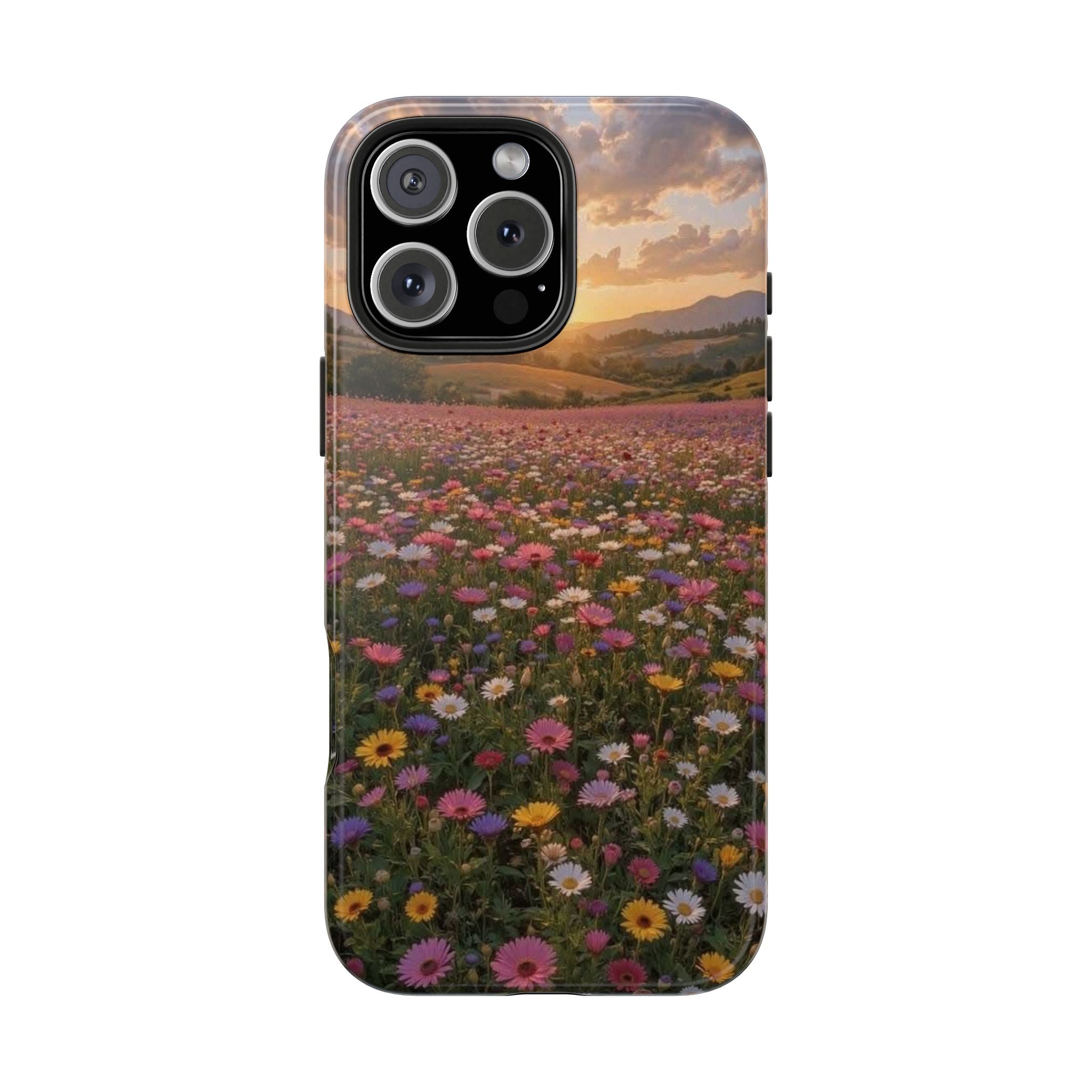 Flower themed phone case