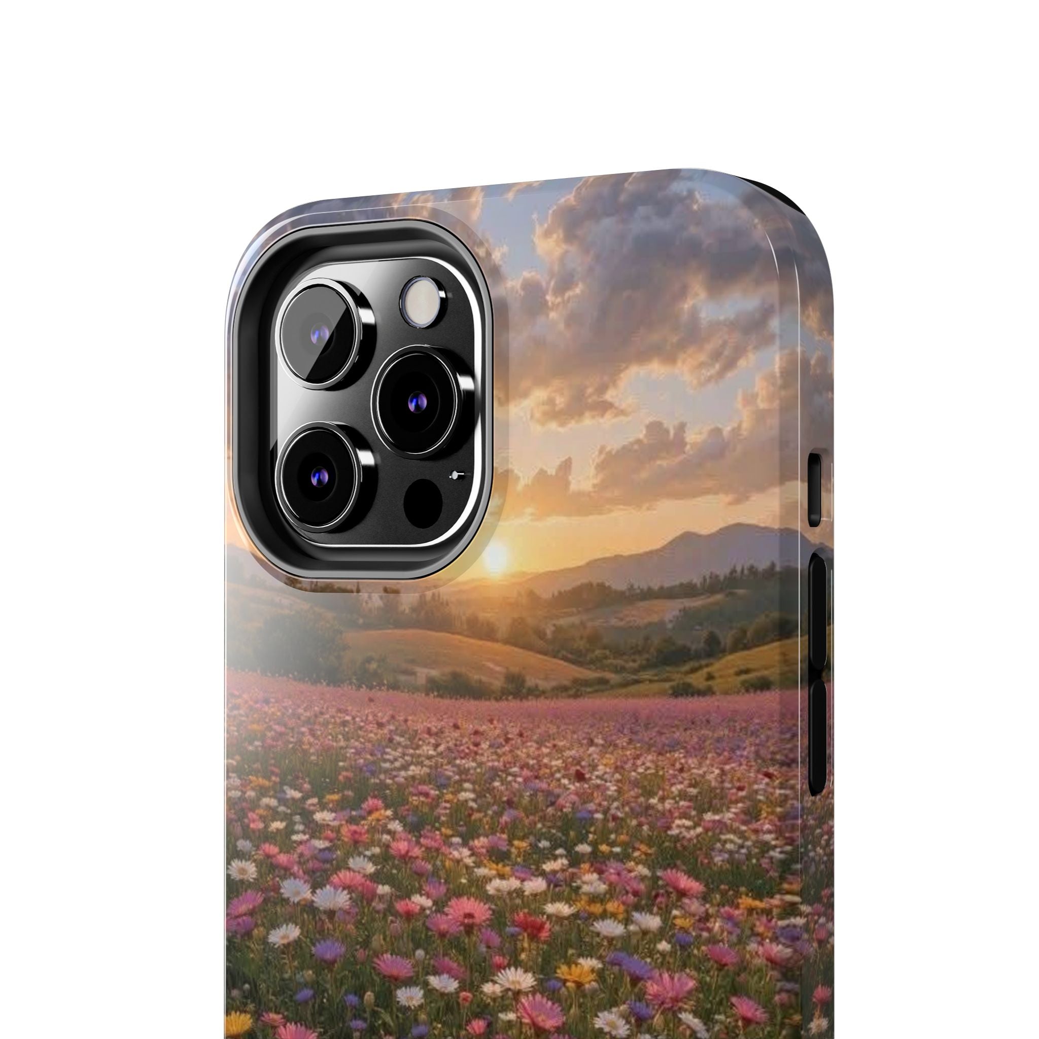 Flower themed phone case