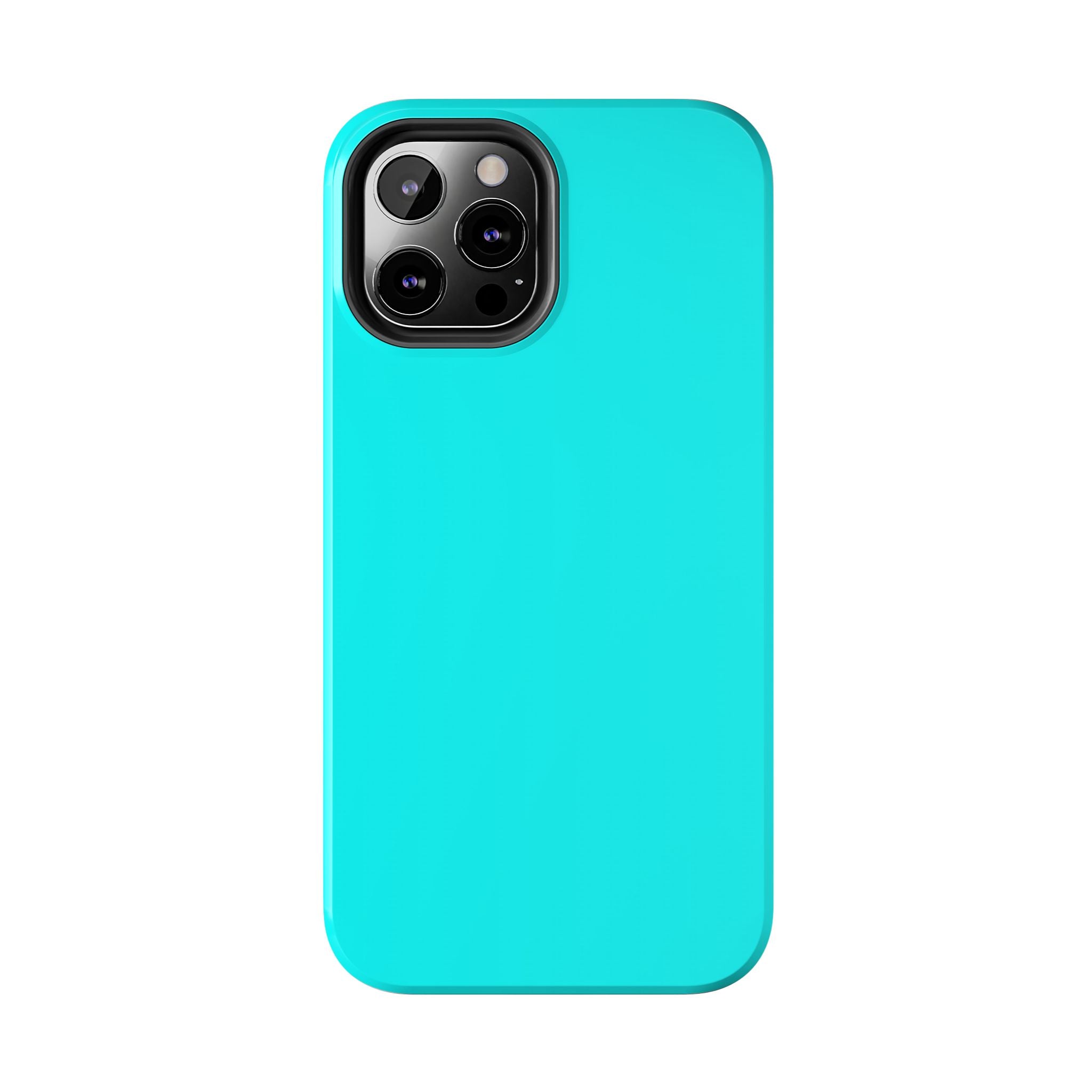 Cyan color phone case