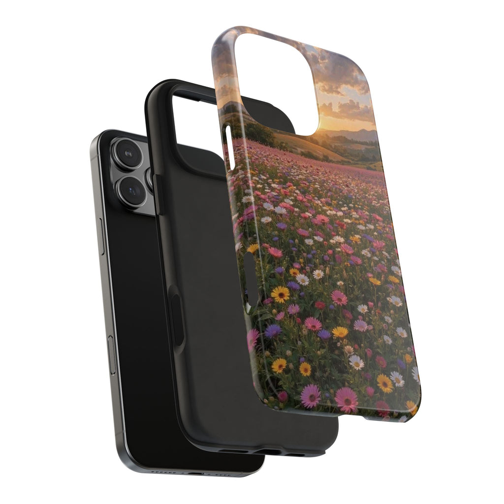 Flower themed phone case