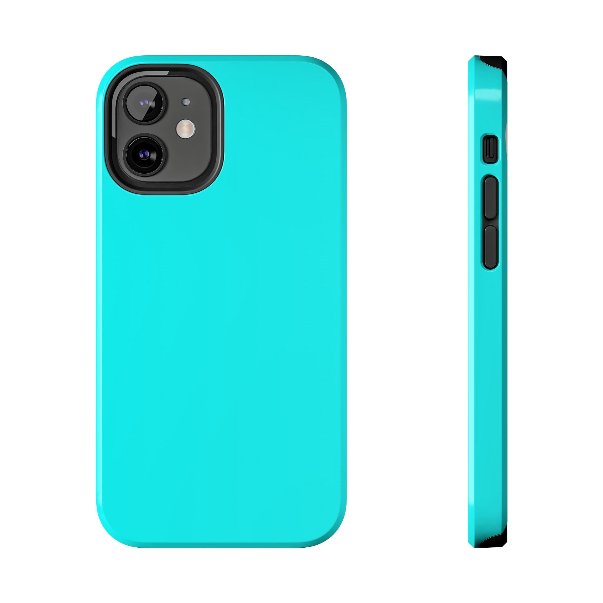Cyan color phone case