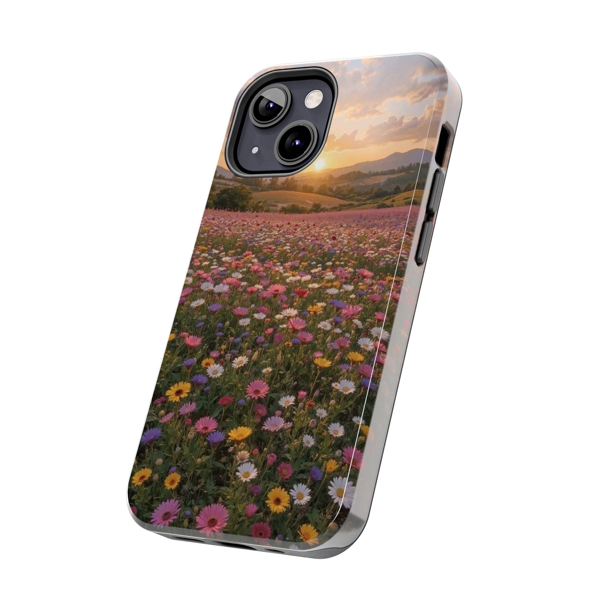 Flower themed phone case