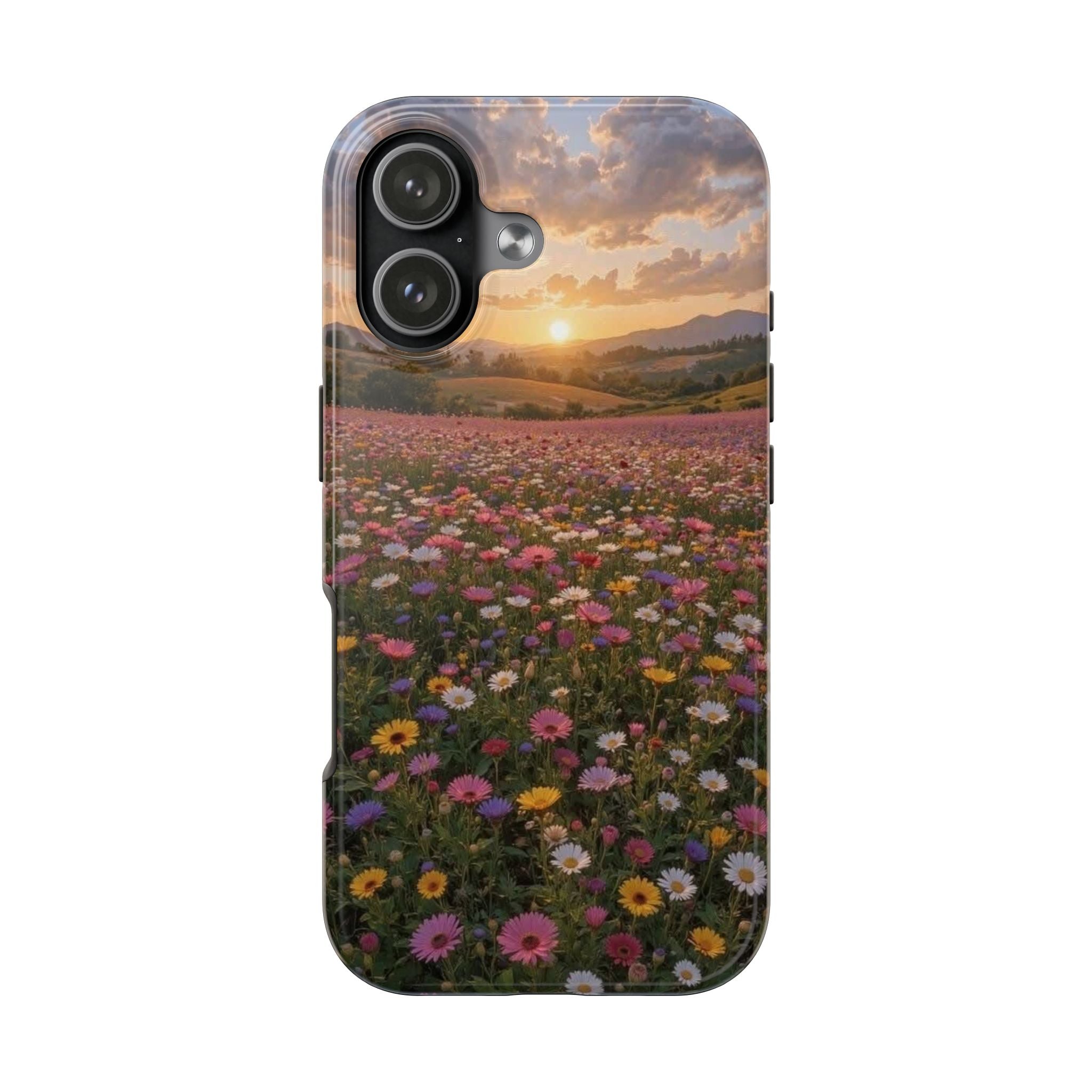 Flower themed phone case