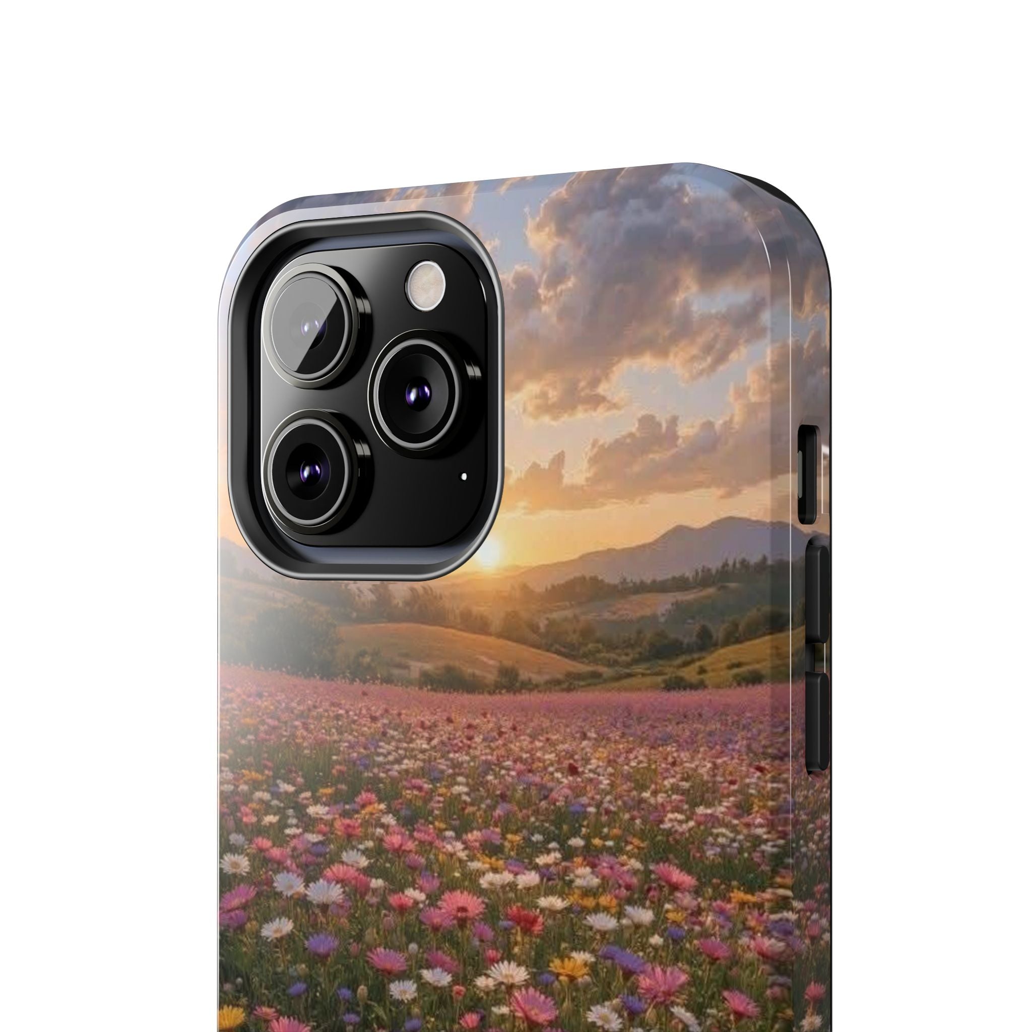 Flower themed phone case