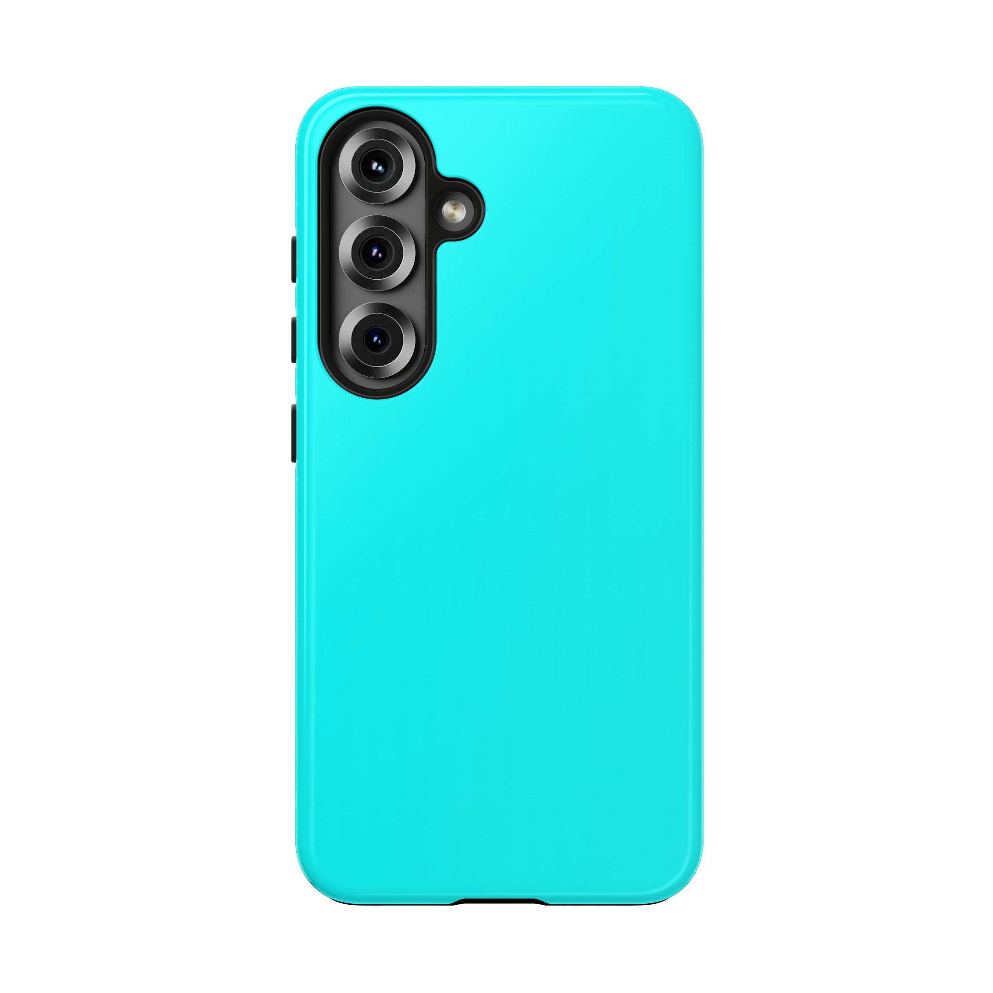 Cyan color phone case