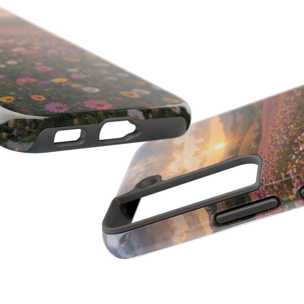 Flower themed phone case