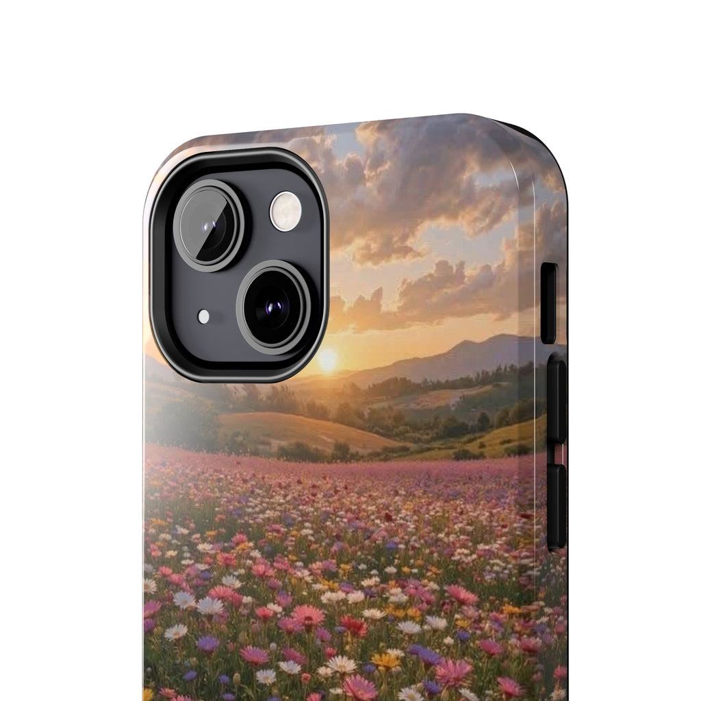 Flower themed phone case