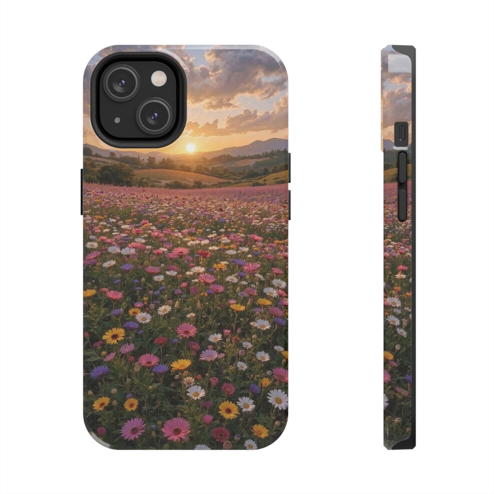 Flower themed phone case