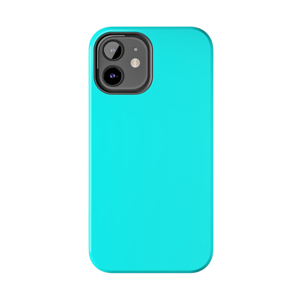 Cyan color phone case