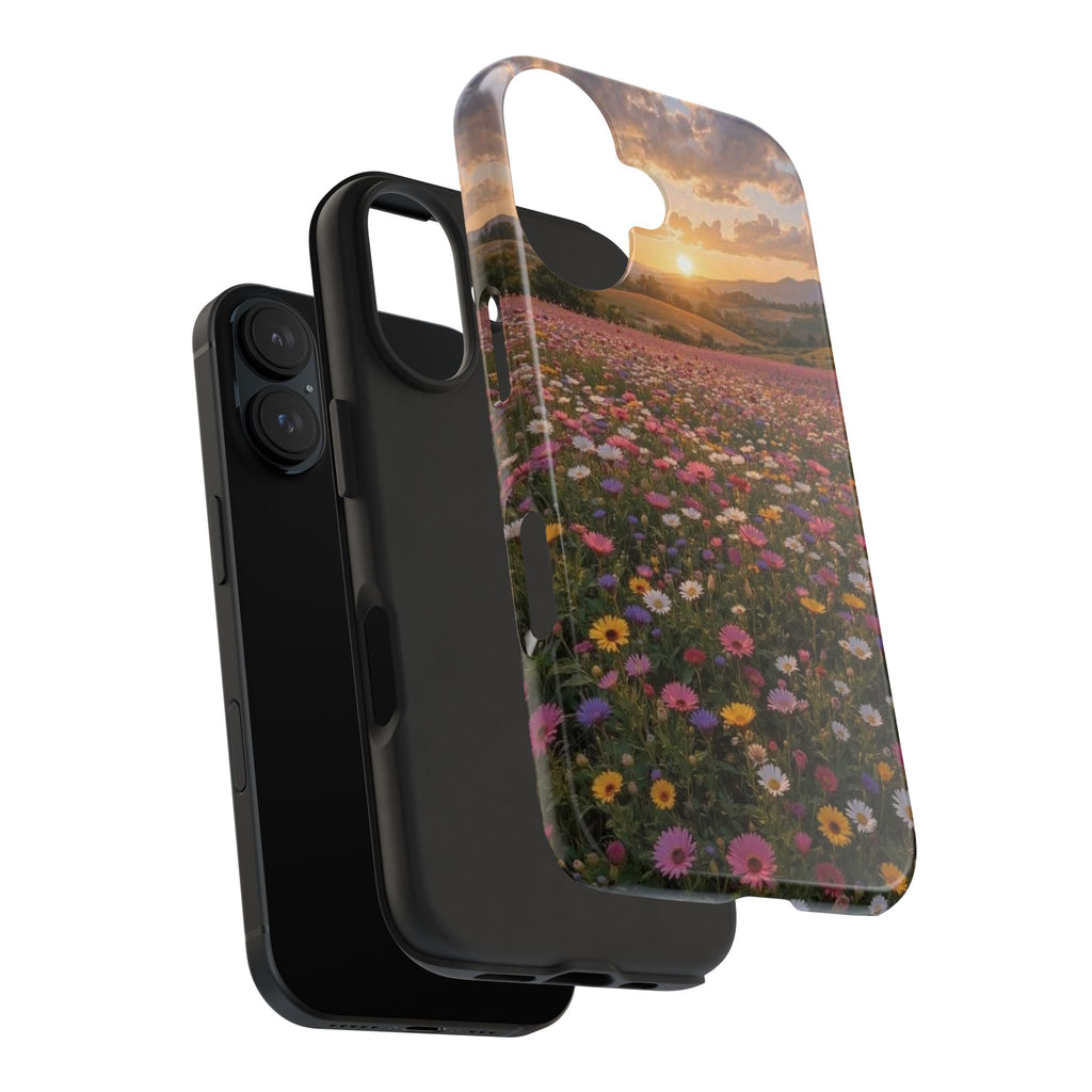 Flower themed phone case