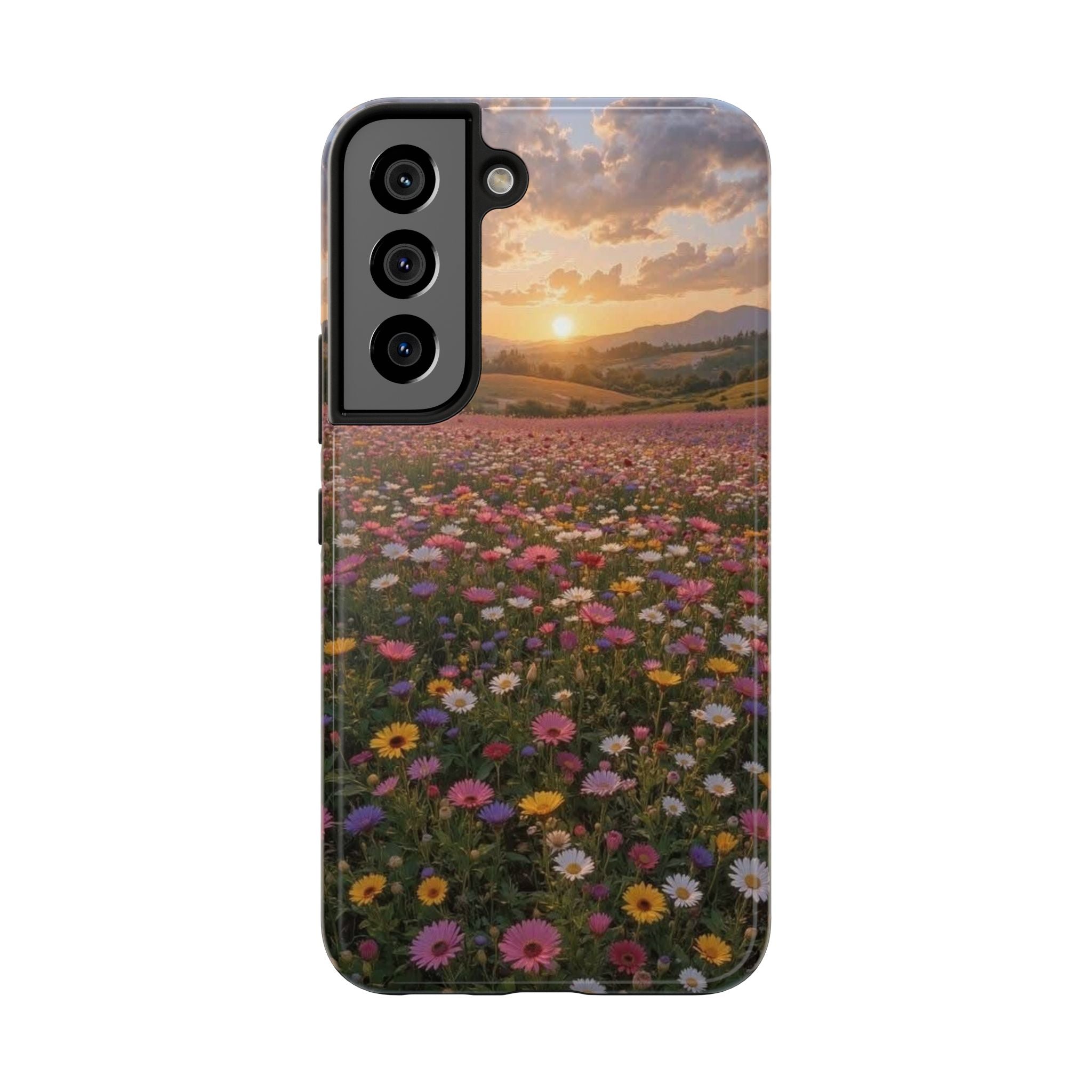 Flower themed phone case
