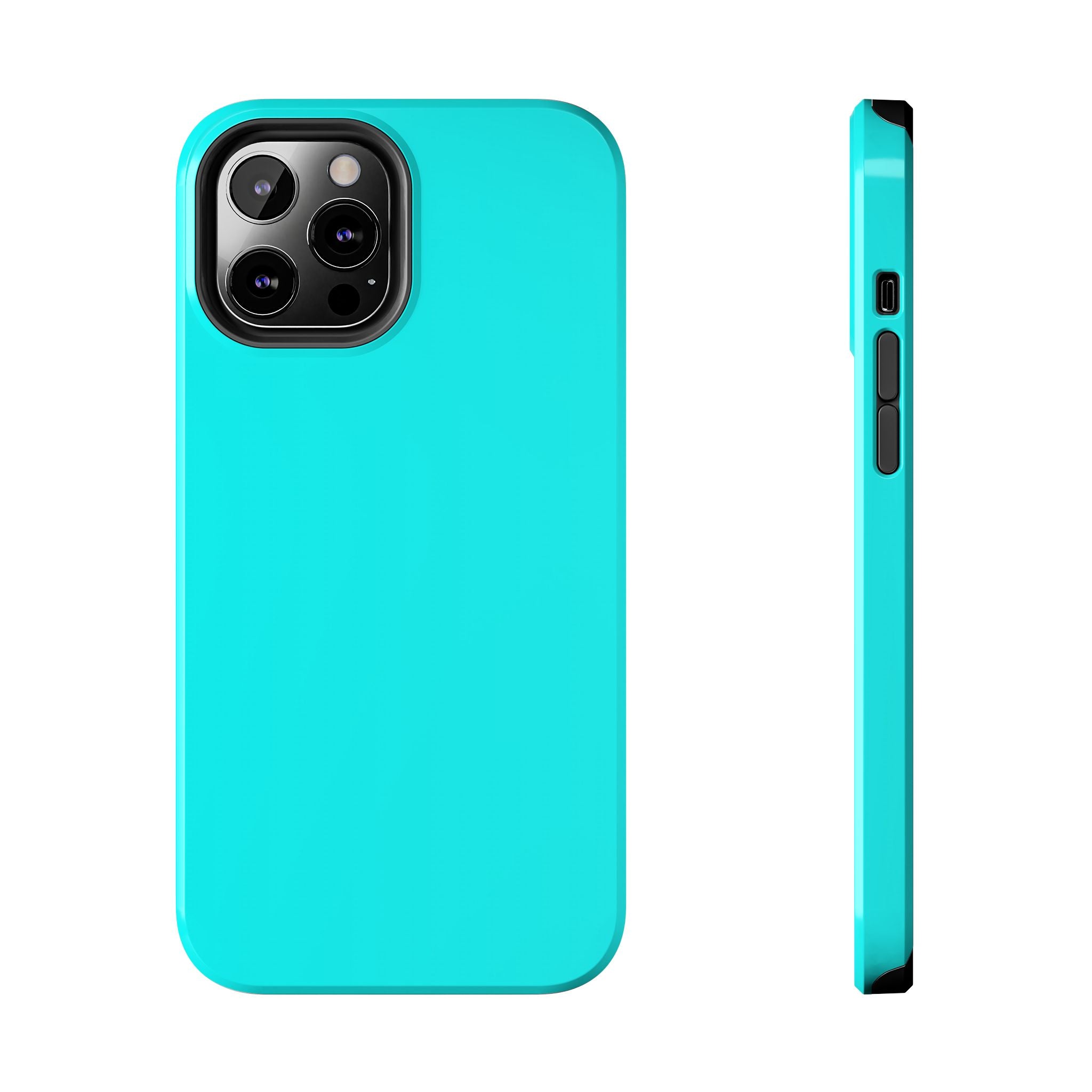 Cyan color phone case