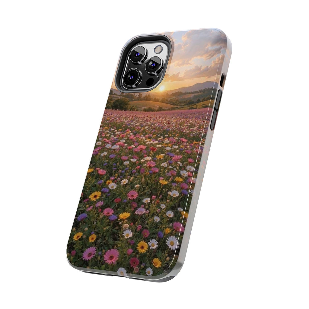 Flower themed phone case