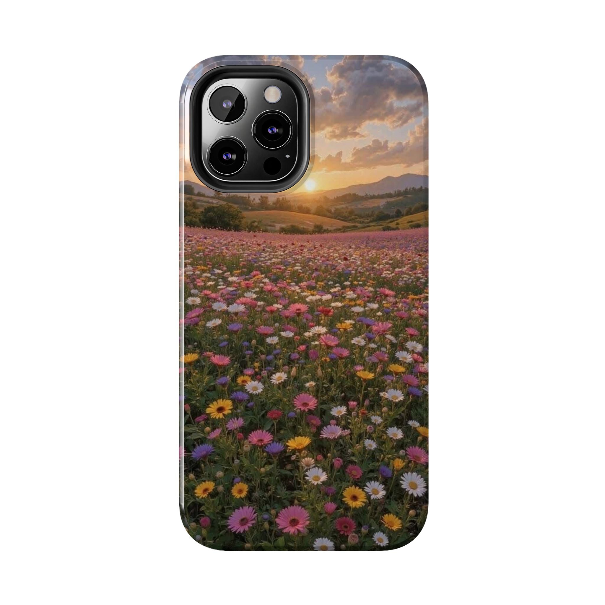 Flower themed phone case