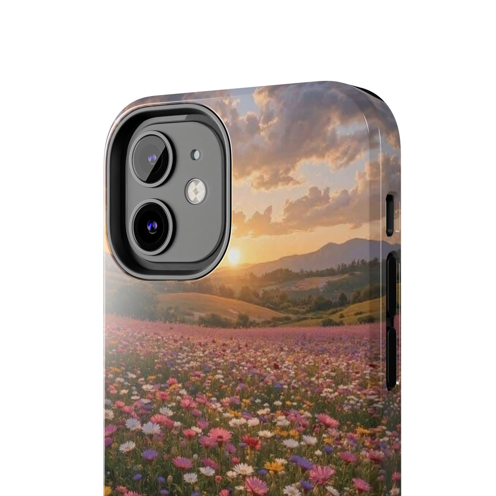 Flower themed phone case