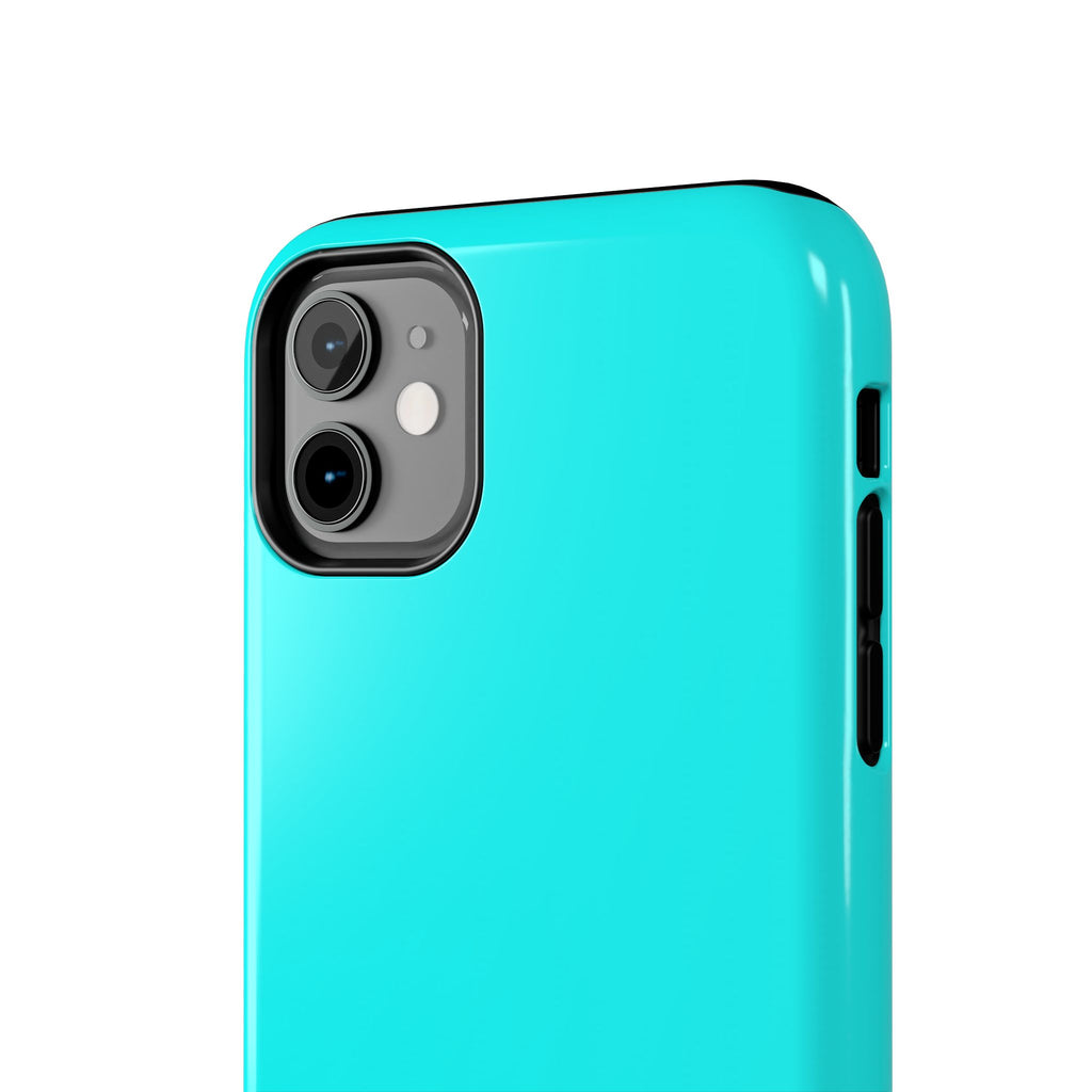Cyan color phone case