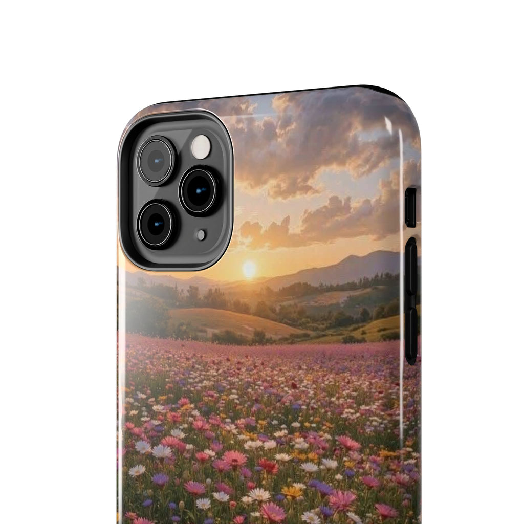 Flower themed phone case
