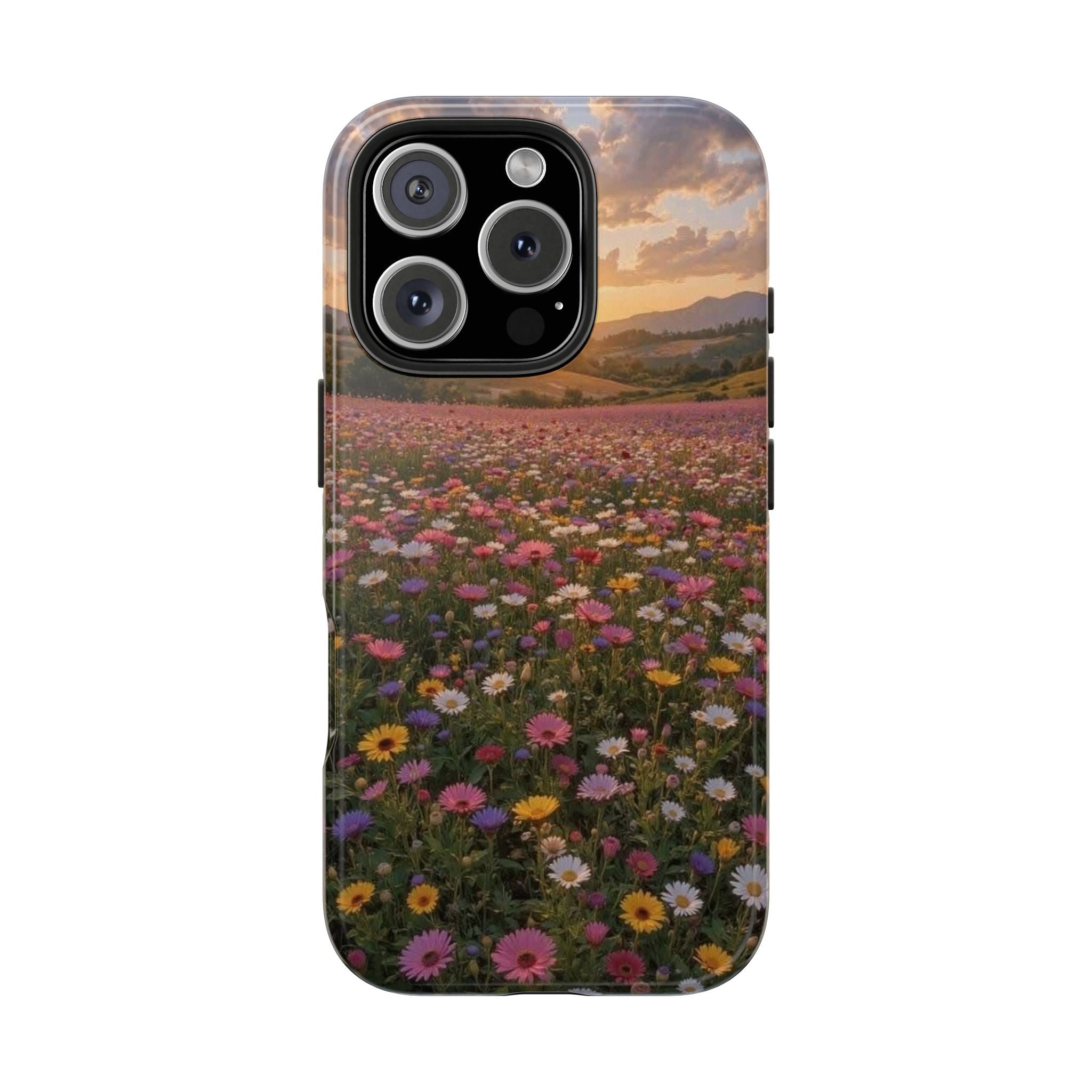 Flower themed phone case
