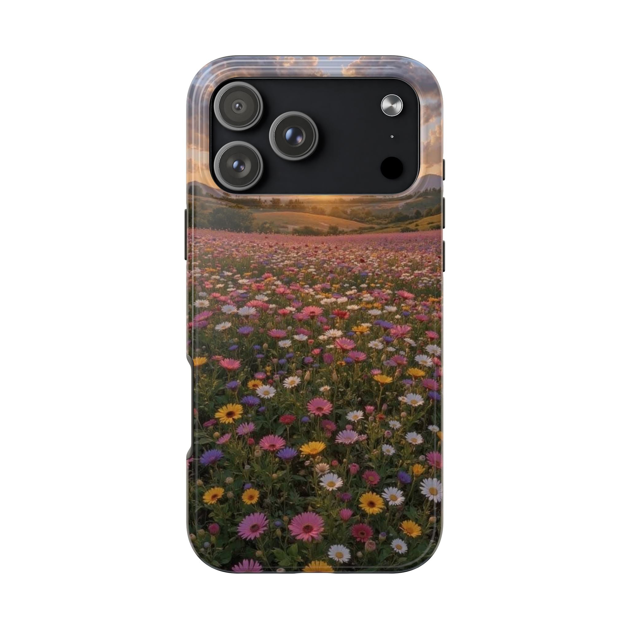 Flower themed phone case