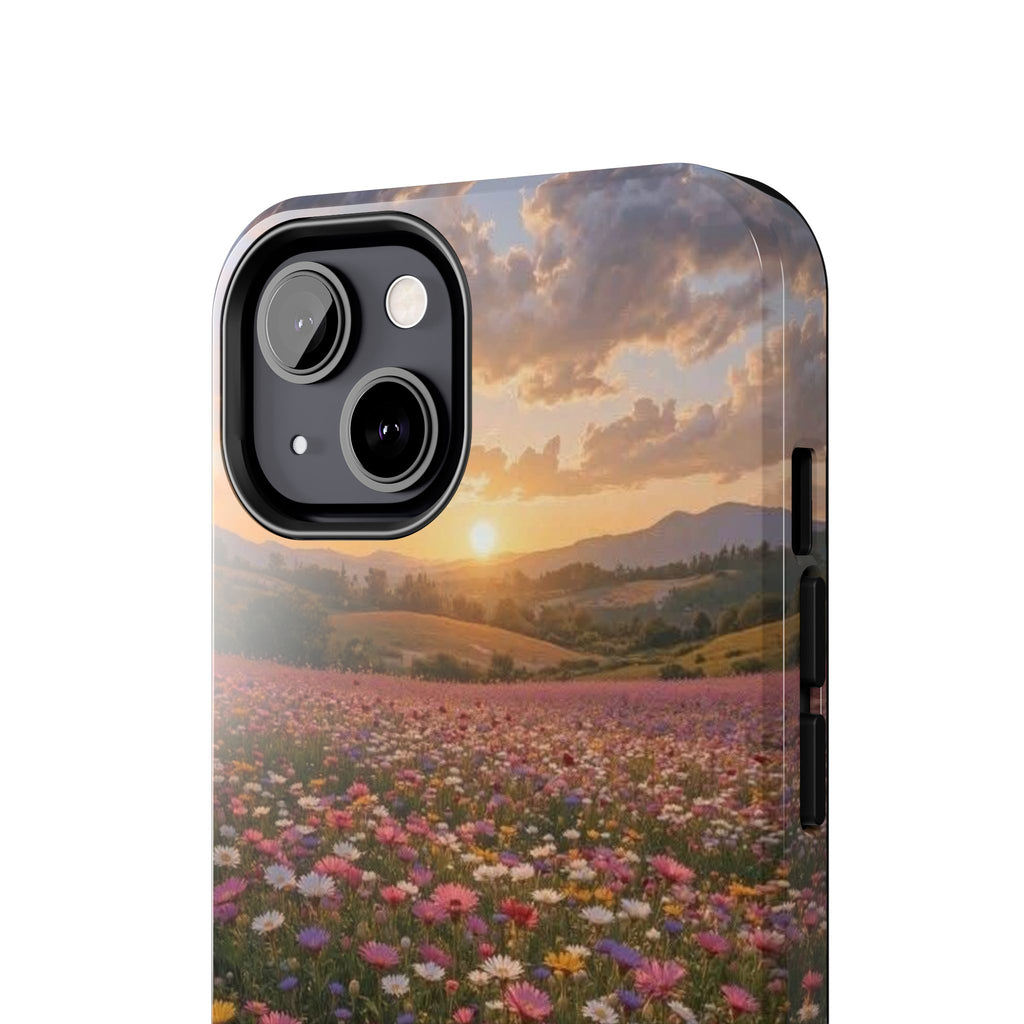 Flower themed phone case