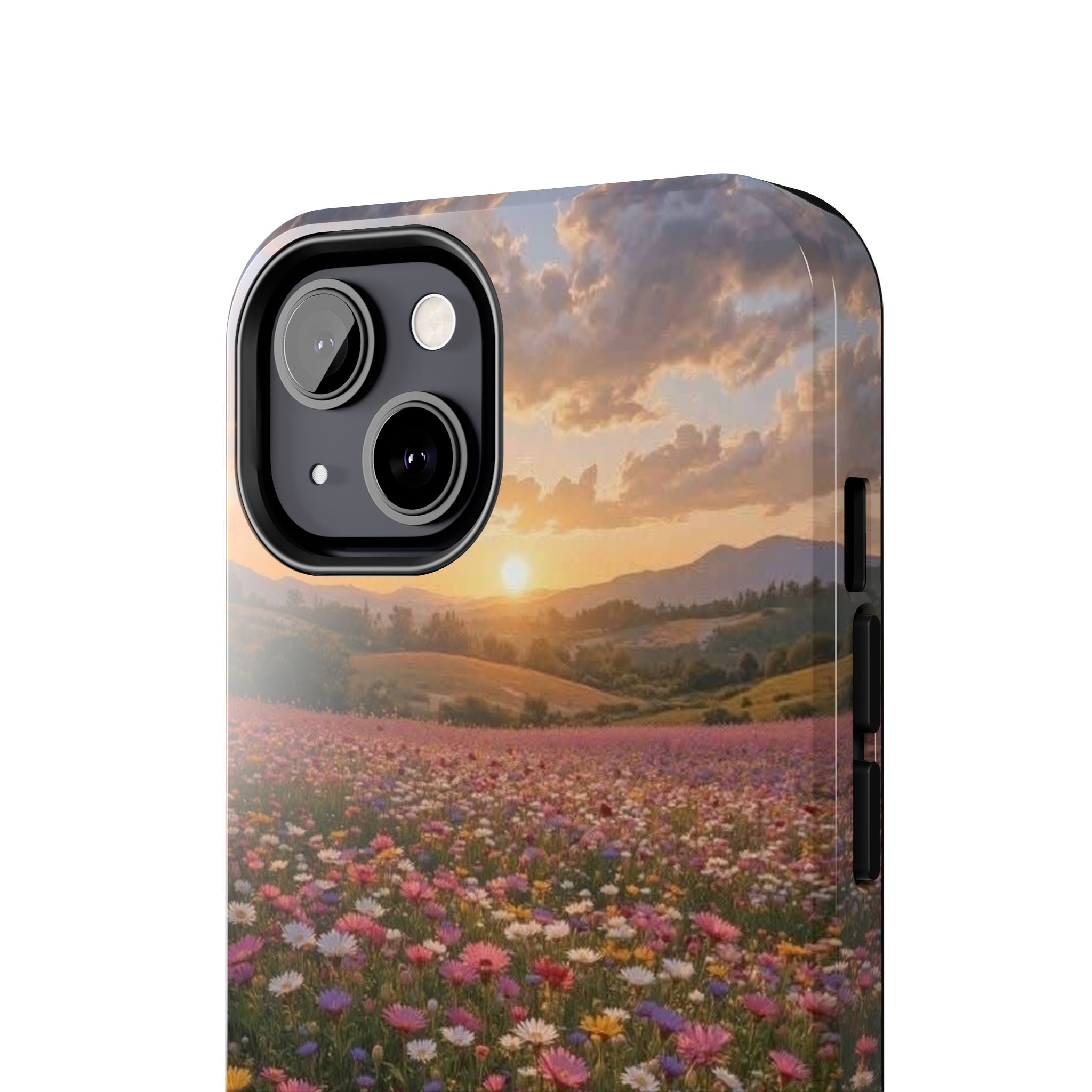 Flower themed phone case
