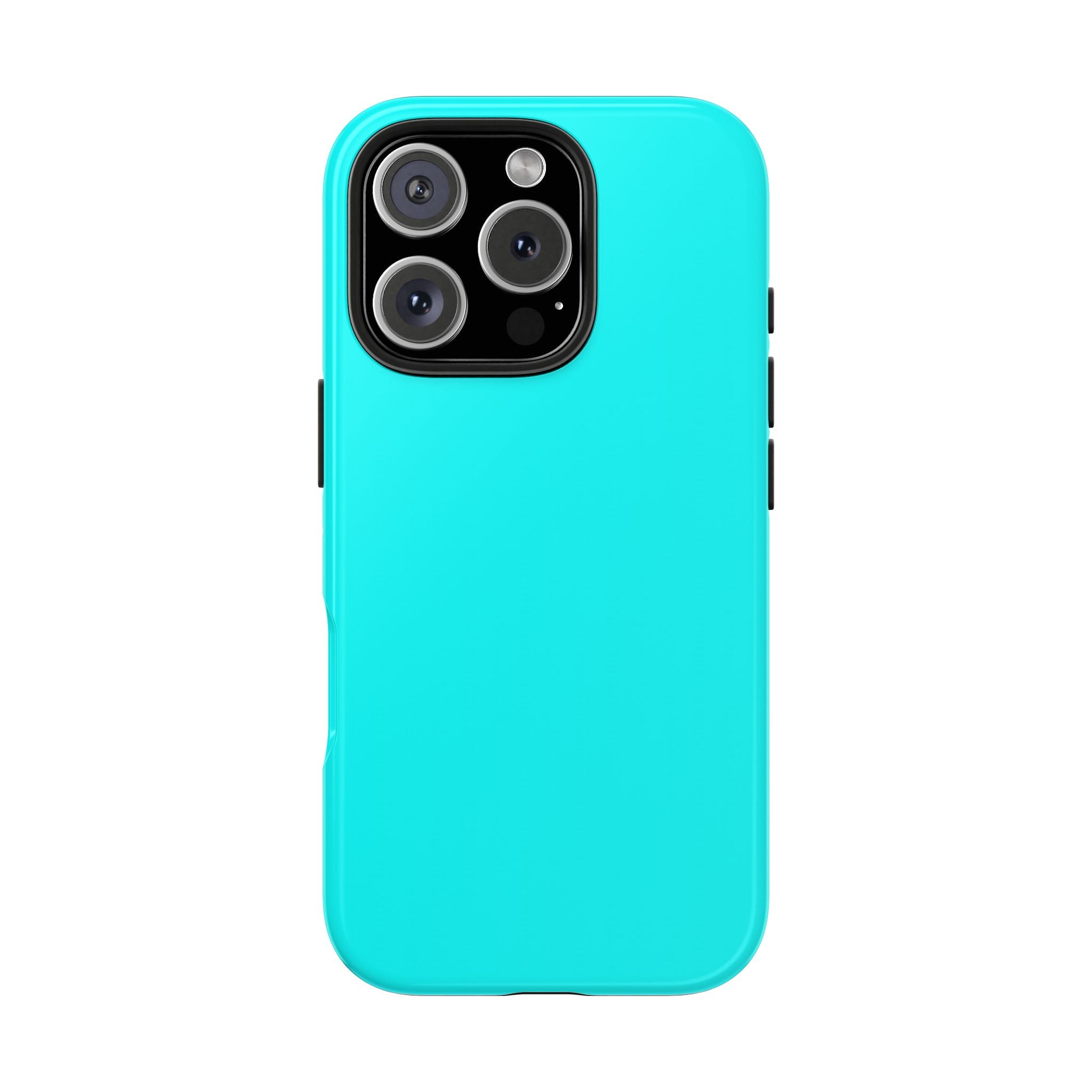 Cyan color phone case