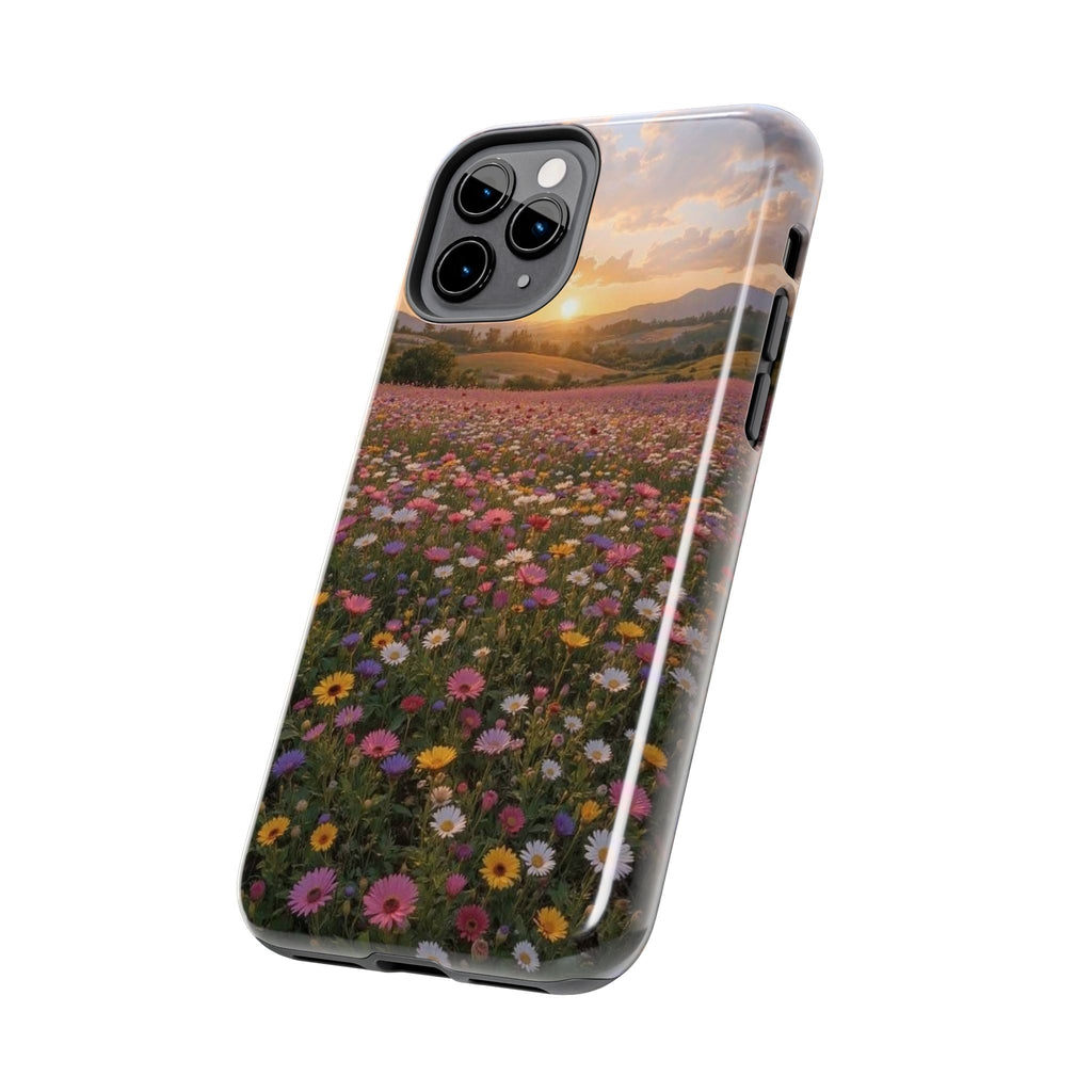 Flower themed phone case