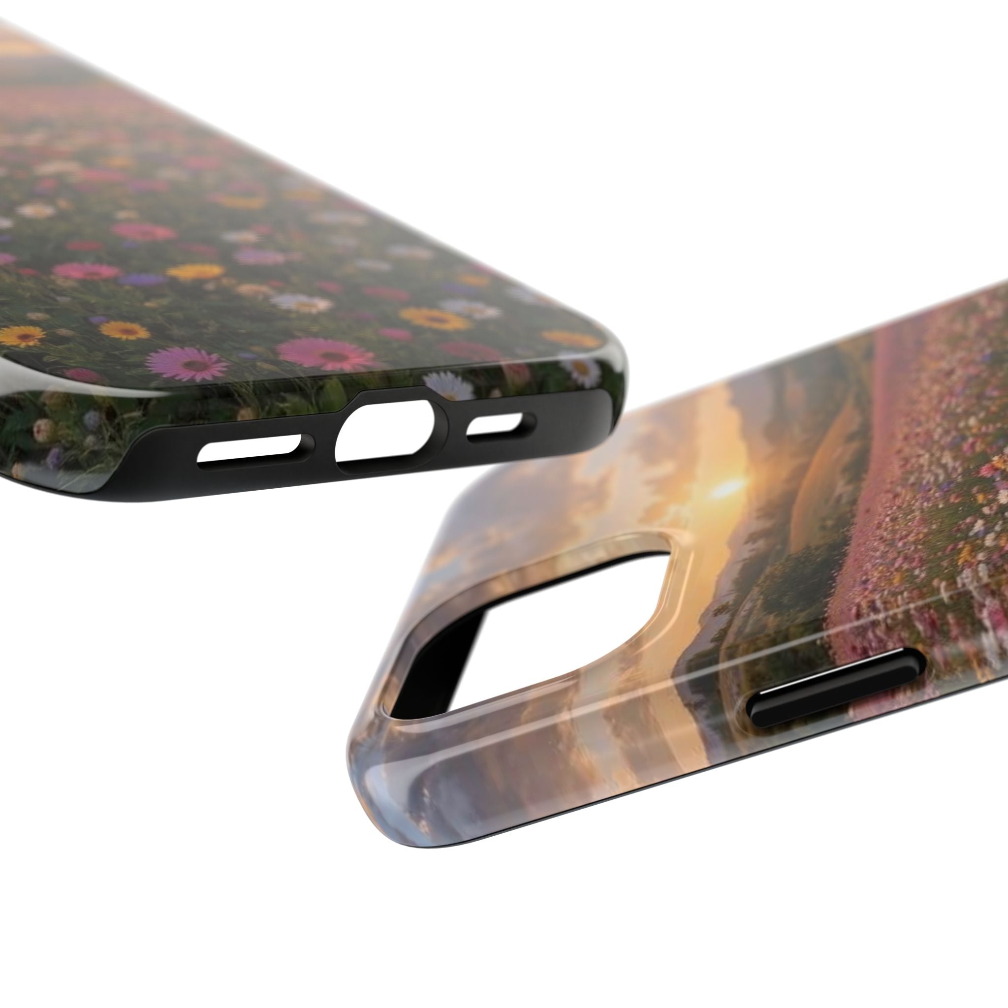 Flower themed phone case