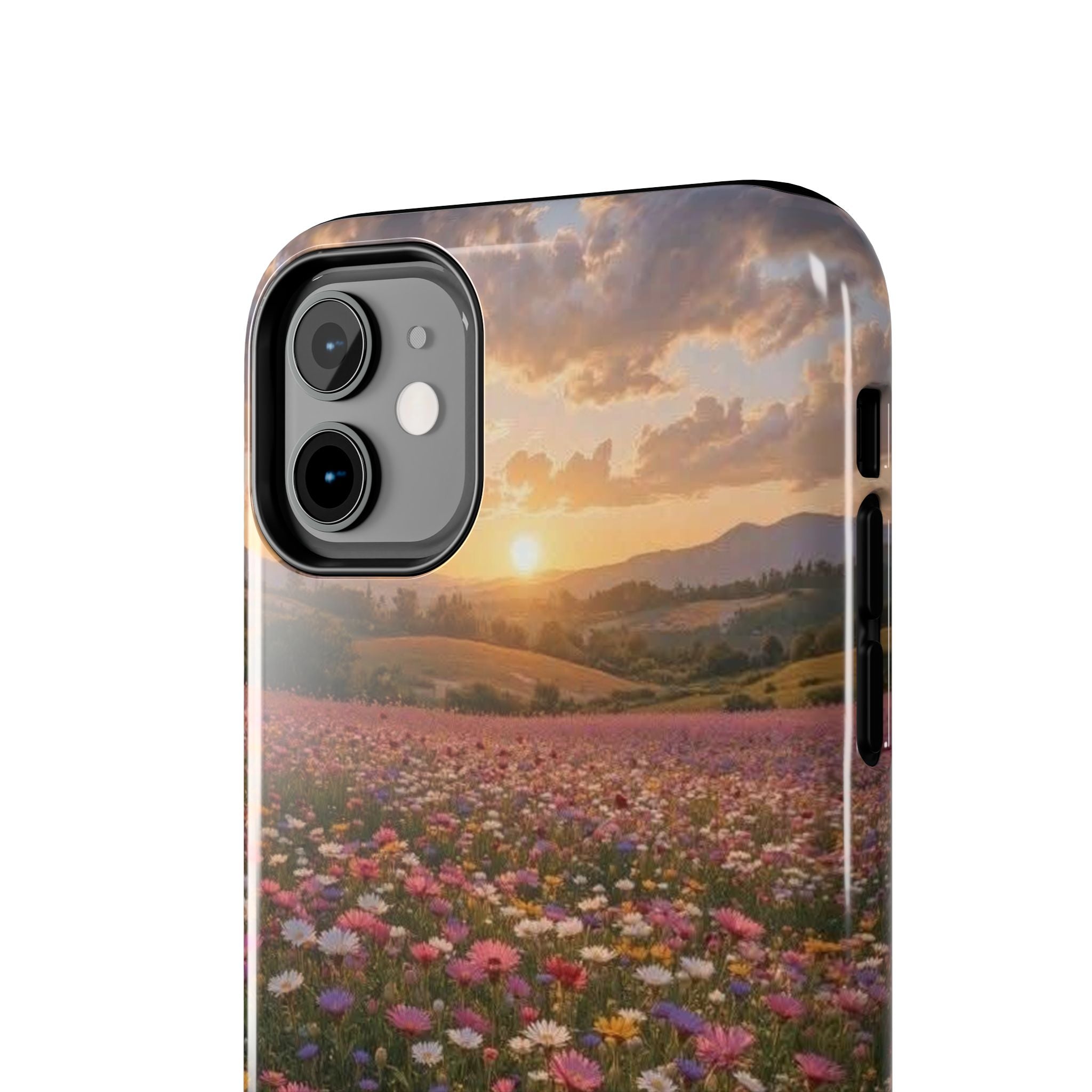 Flower themed phone case