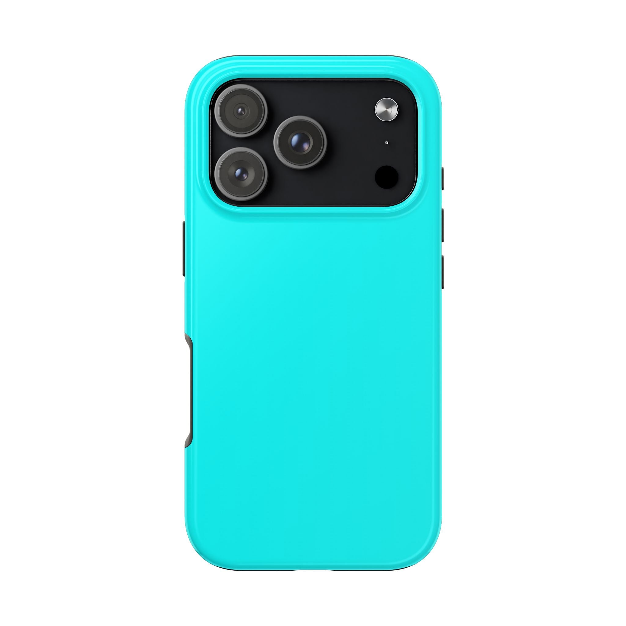Cyan color phone case