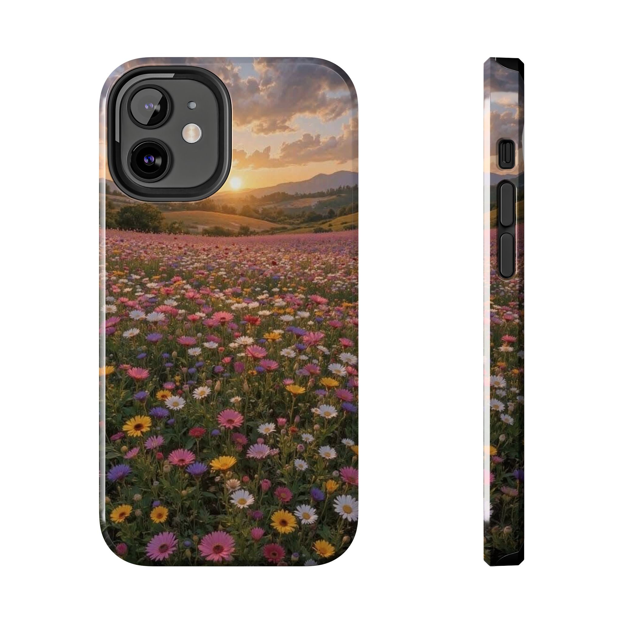 Flower themed phone case