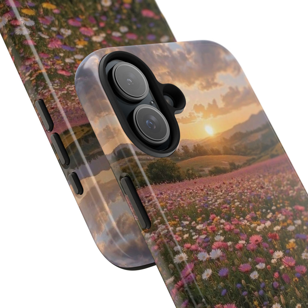 Flower themed phone case