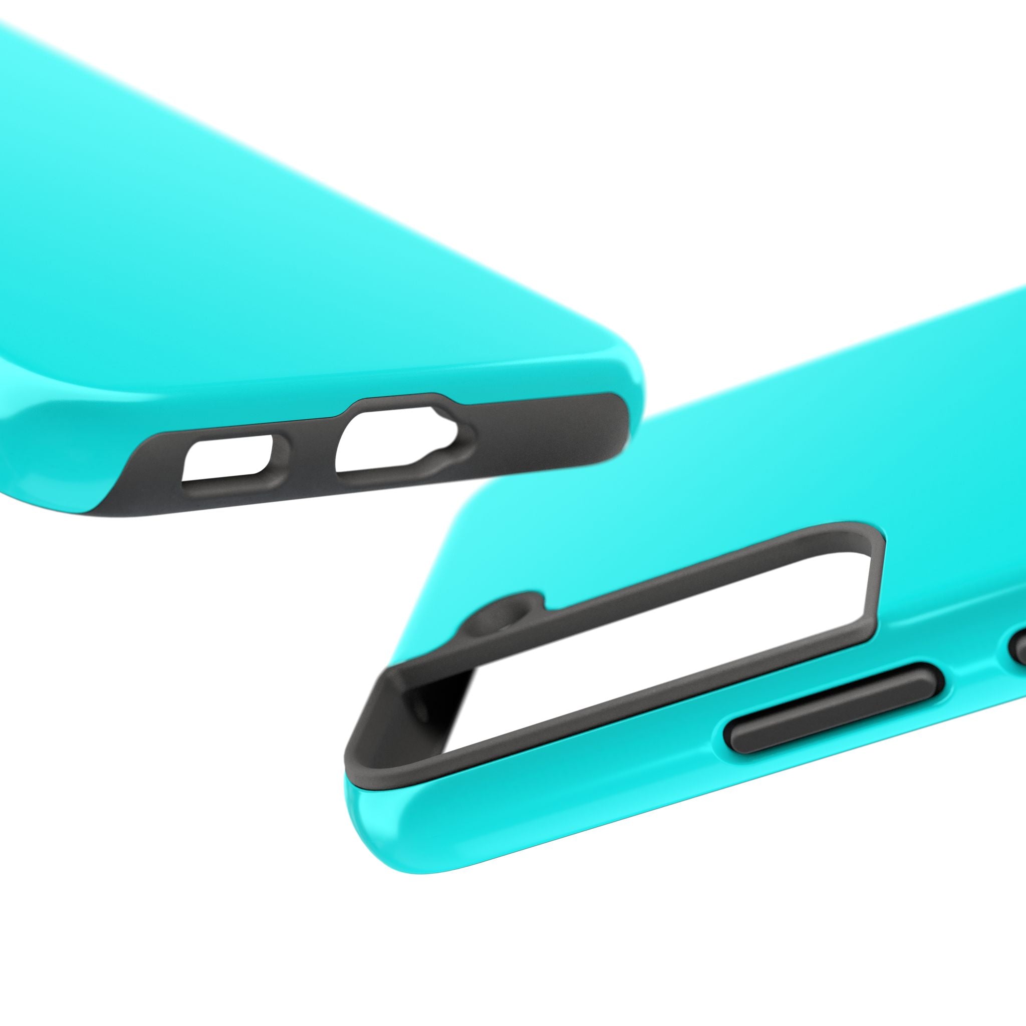 Cyan color phone case