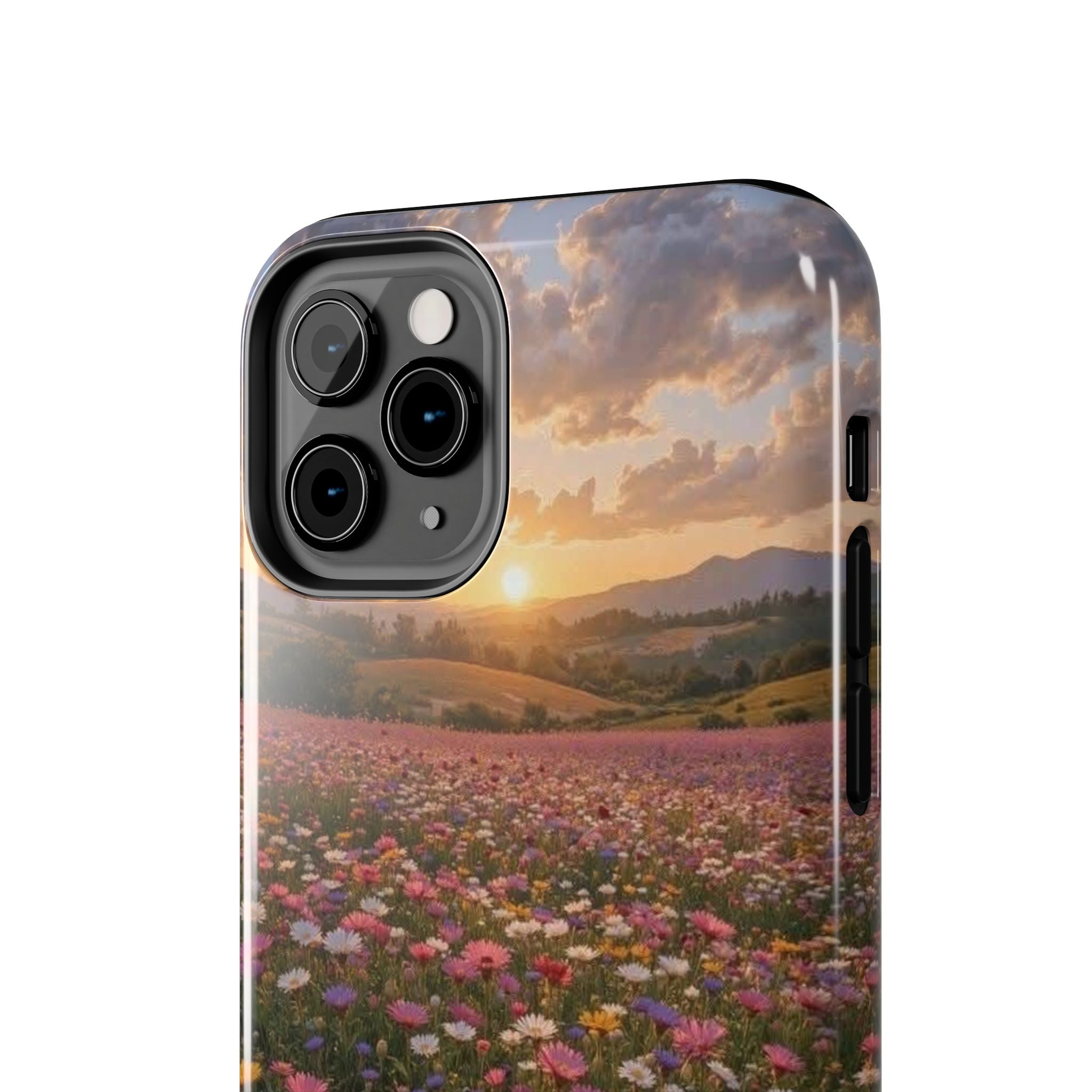 Flower themed phone case