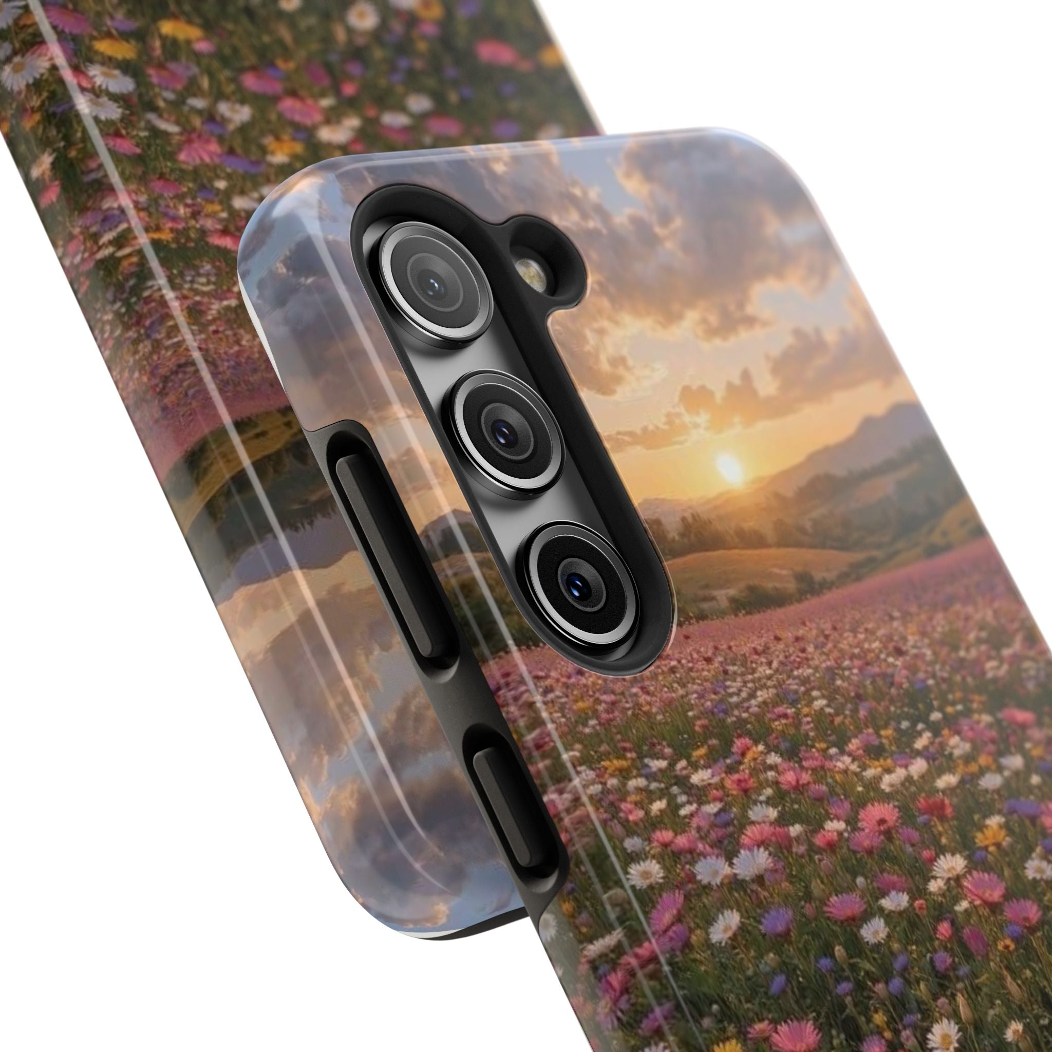 Flower themed phone case