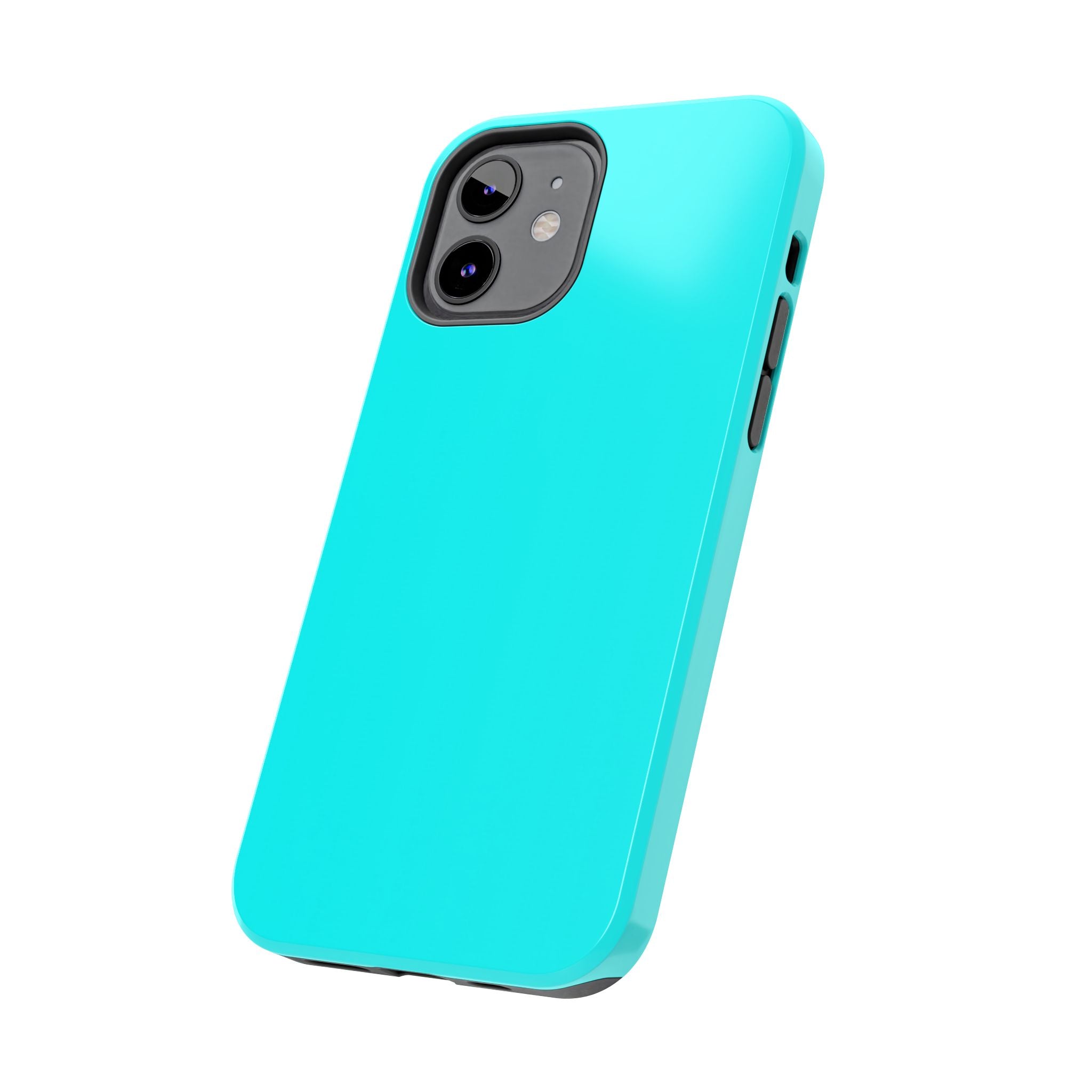 Cyan color phone case