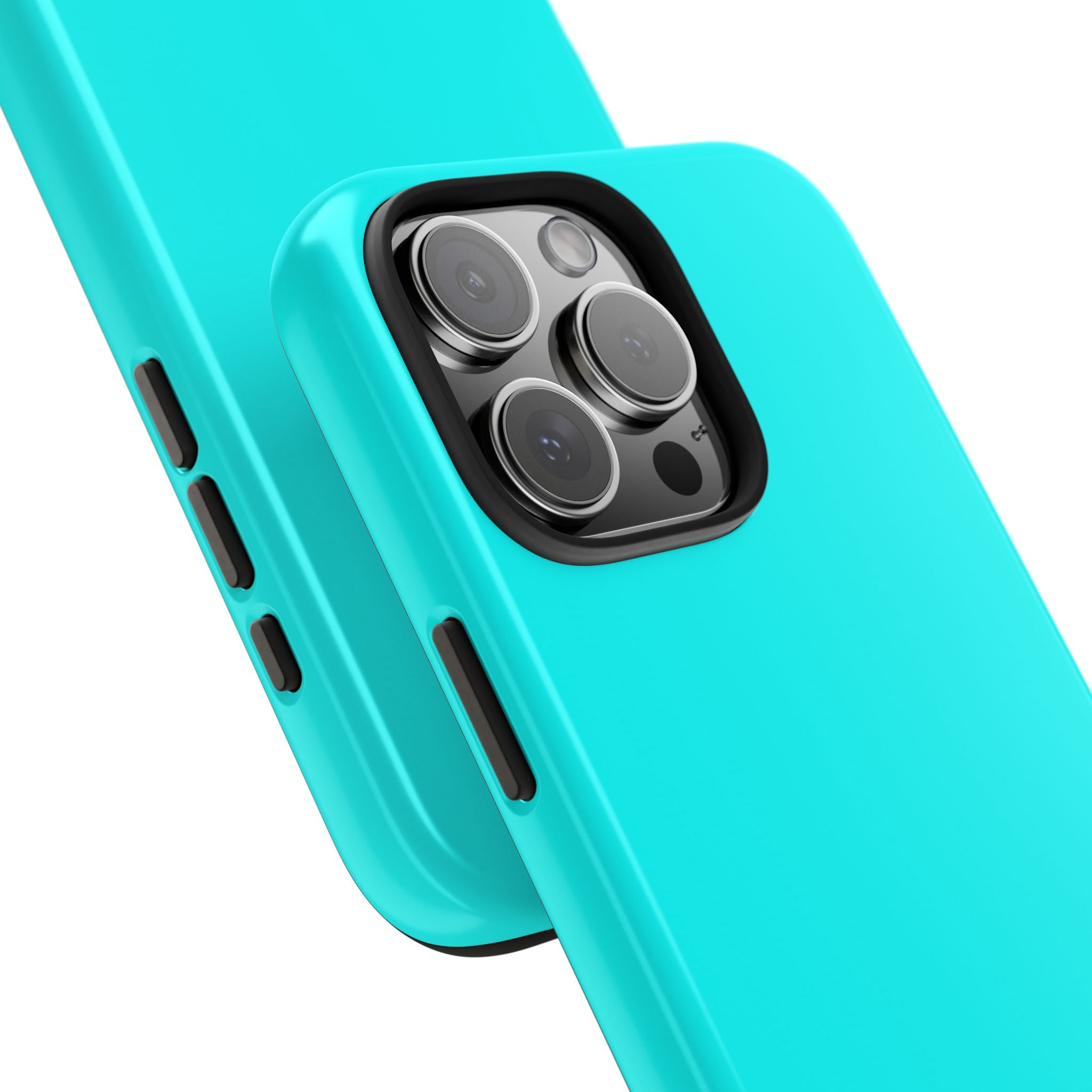Cyan color phone case