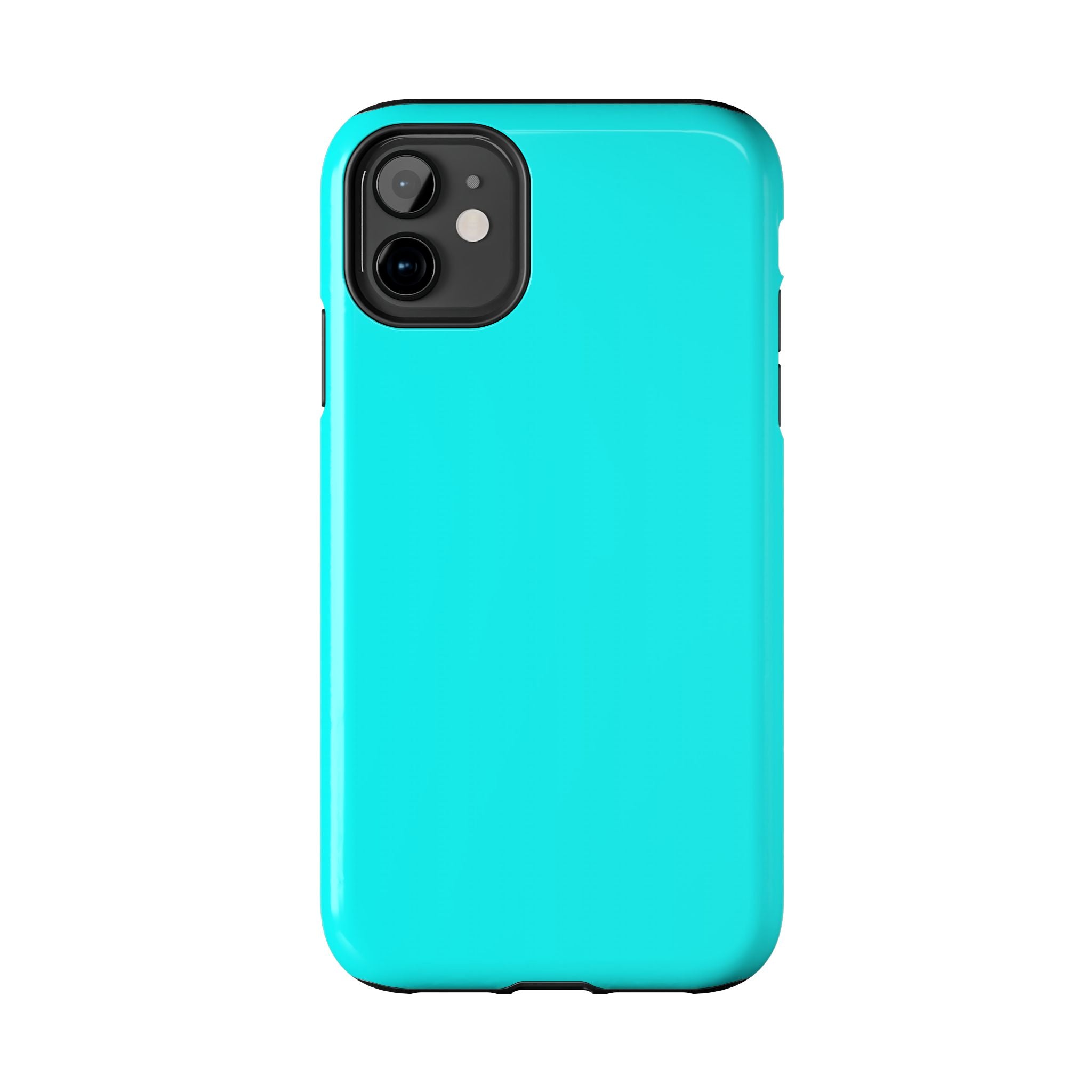 Cyan color phone case
