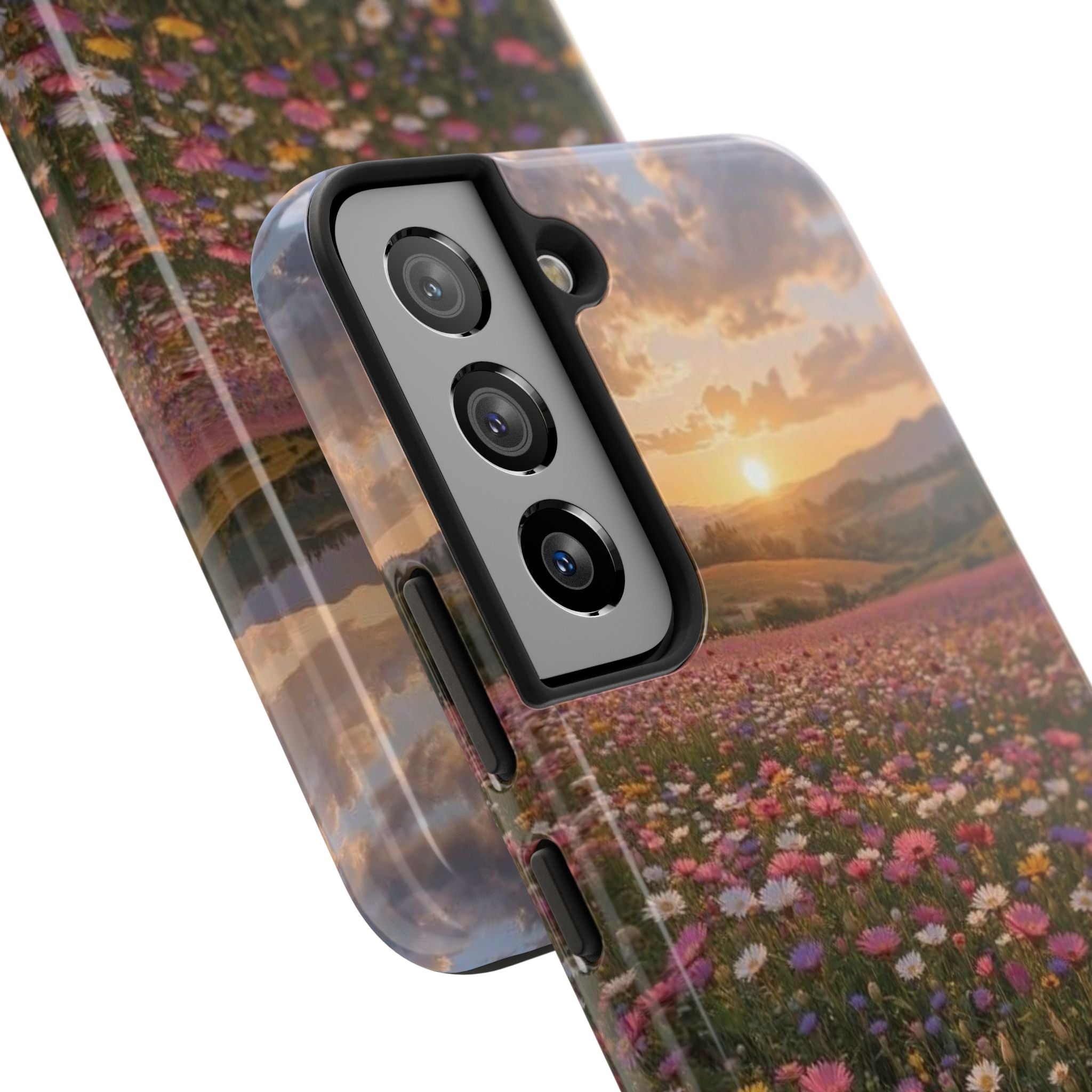 Flower themed phone case